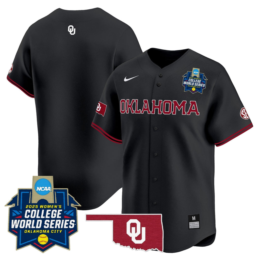 OU Softball 2025 World Series (WCWS) Vapor Premier Limited Jersey - All Stitched