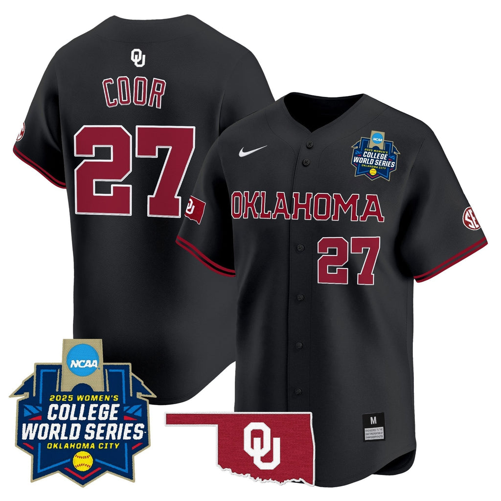 OU Softball 2025 World Series (WCWS) Vapor Premier Limited Jersey - All Stitched