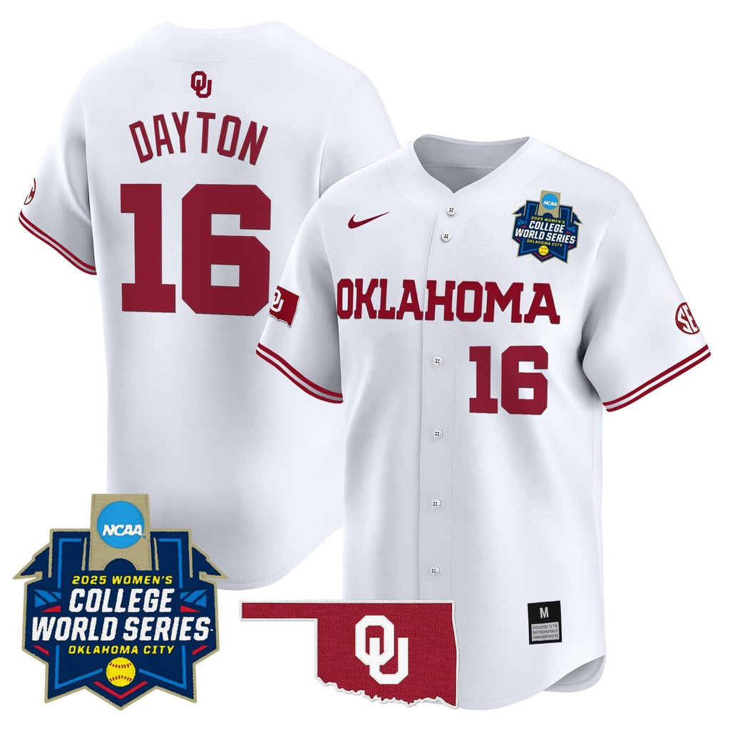 OU Softball 2025 World Series (WCWS) Vapor Premier Limited Jersey - All Stitched