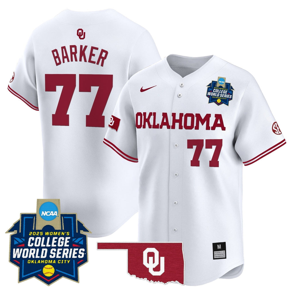 OU Softball 2025 World Series (WCWS) Vapor Premier Limited Jersey - All Stitched