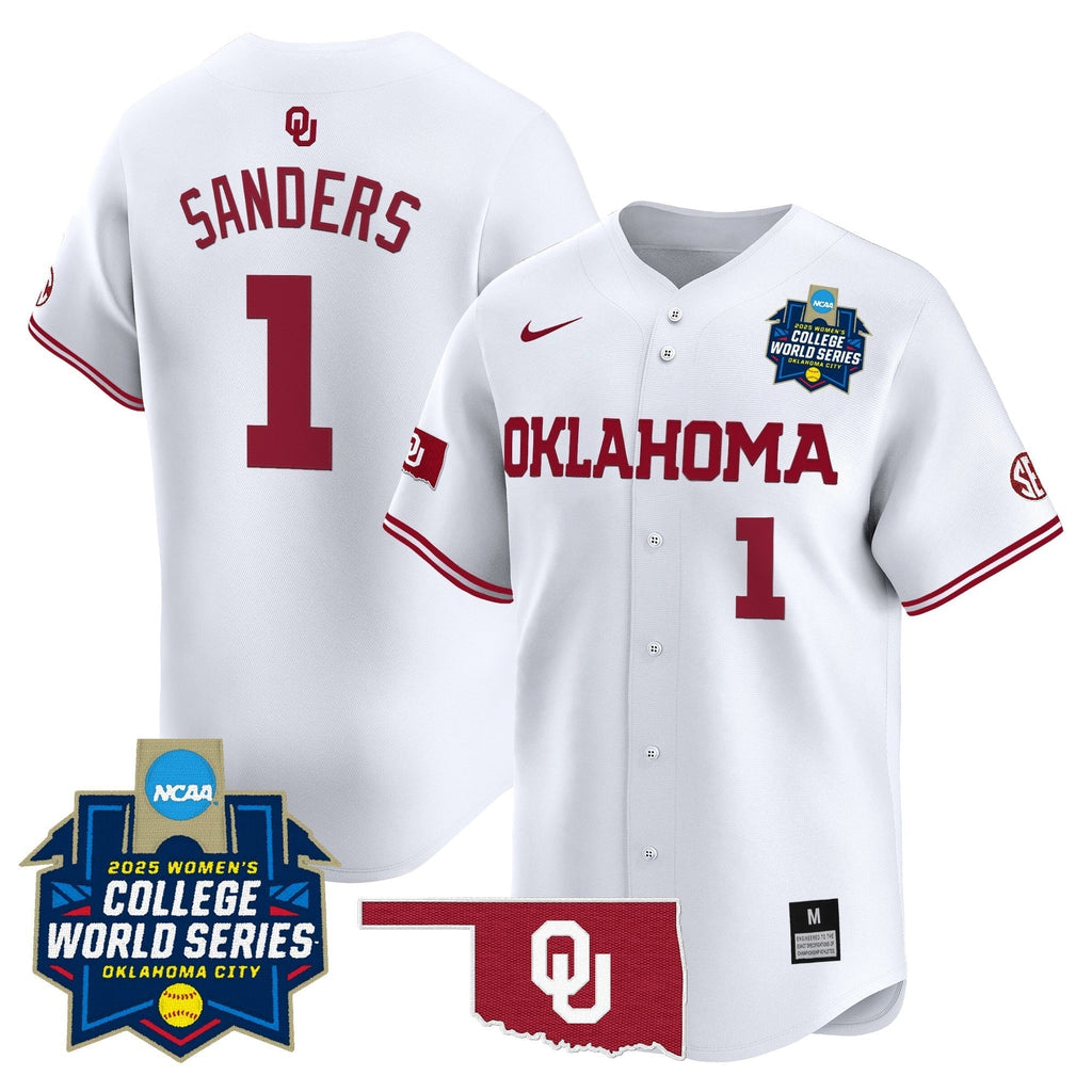 OU Softball 2025 World Series (WCWS) Vapor Premier Limited Jersey - All Stitched