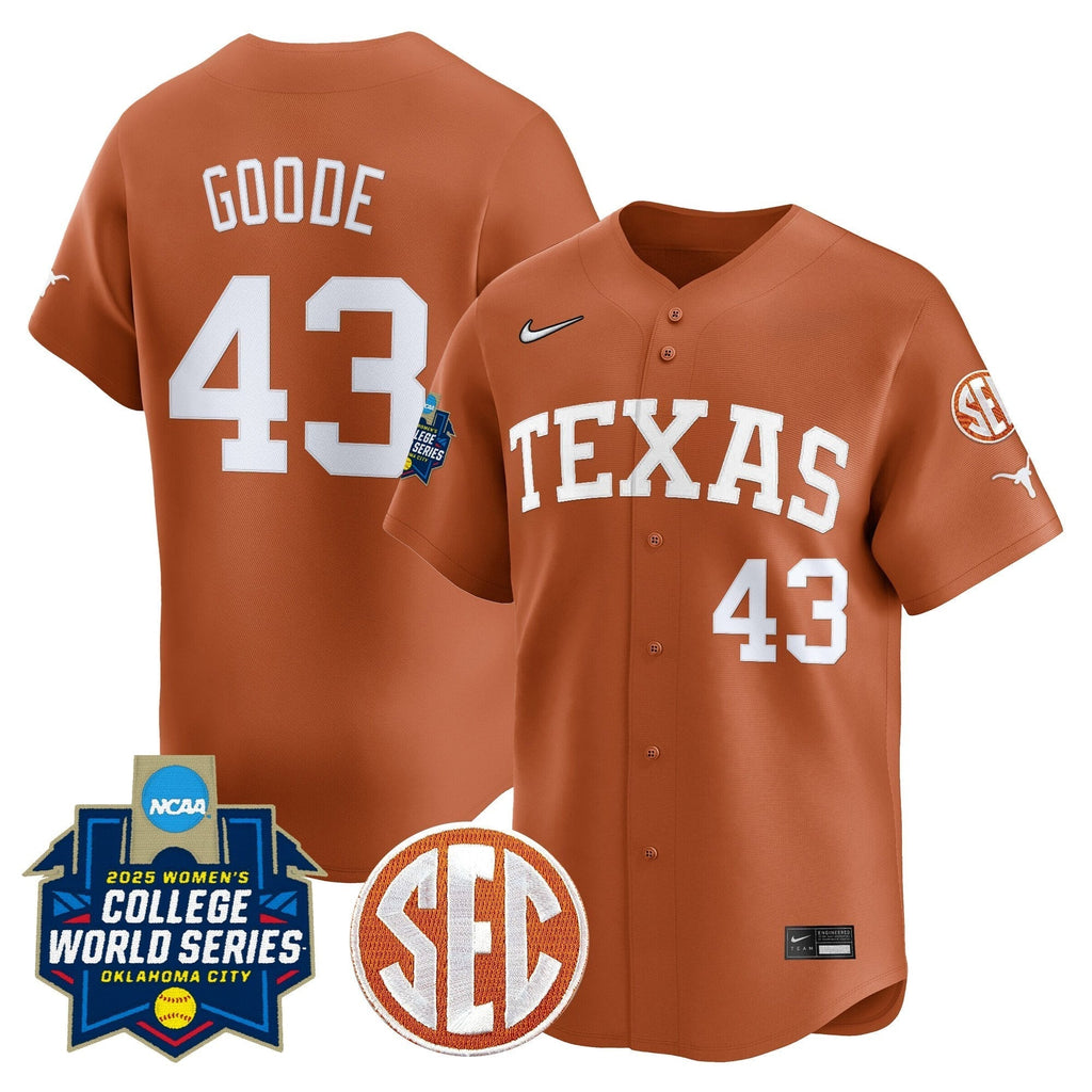 TEX Softball 2025 World Series (WCWS) Vapor Premier Limited Jersey - All Stitched