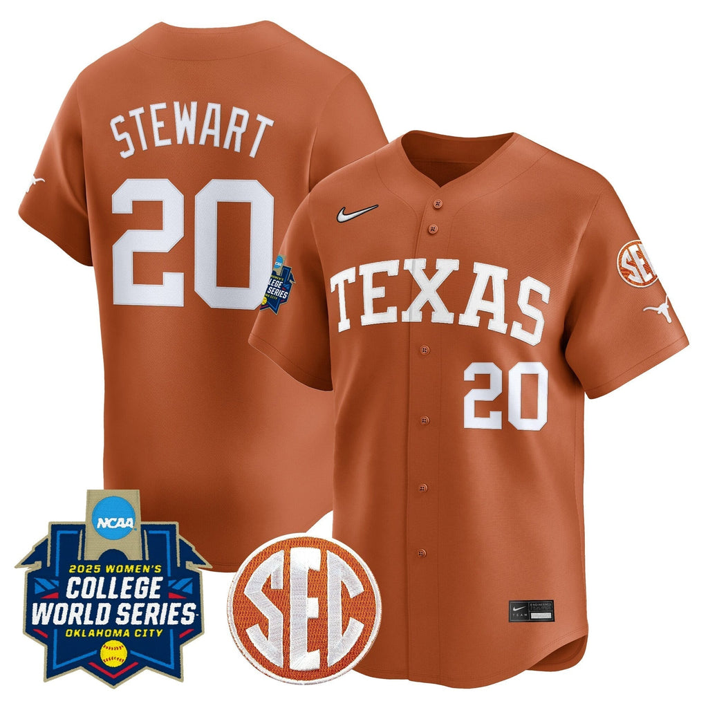 TEX Softball 2025 World Series (WCWS) Vapor Premier Limited Jersey - All Stitched
