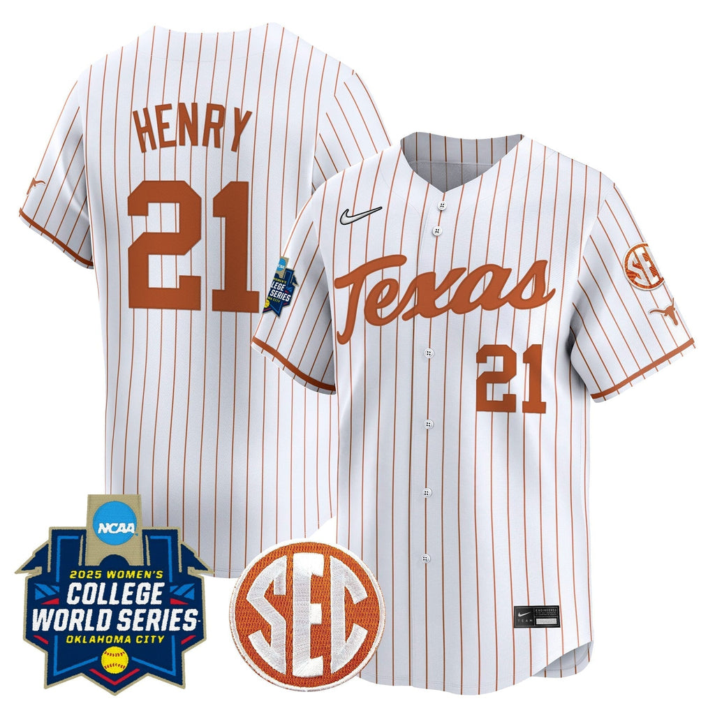 TEX Softball 2025 World Series (WCWS) Vapor Premier Limited Jersey - All Stitched