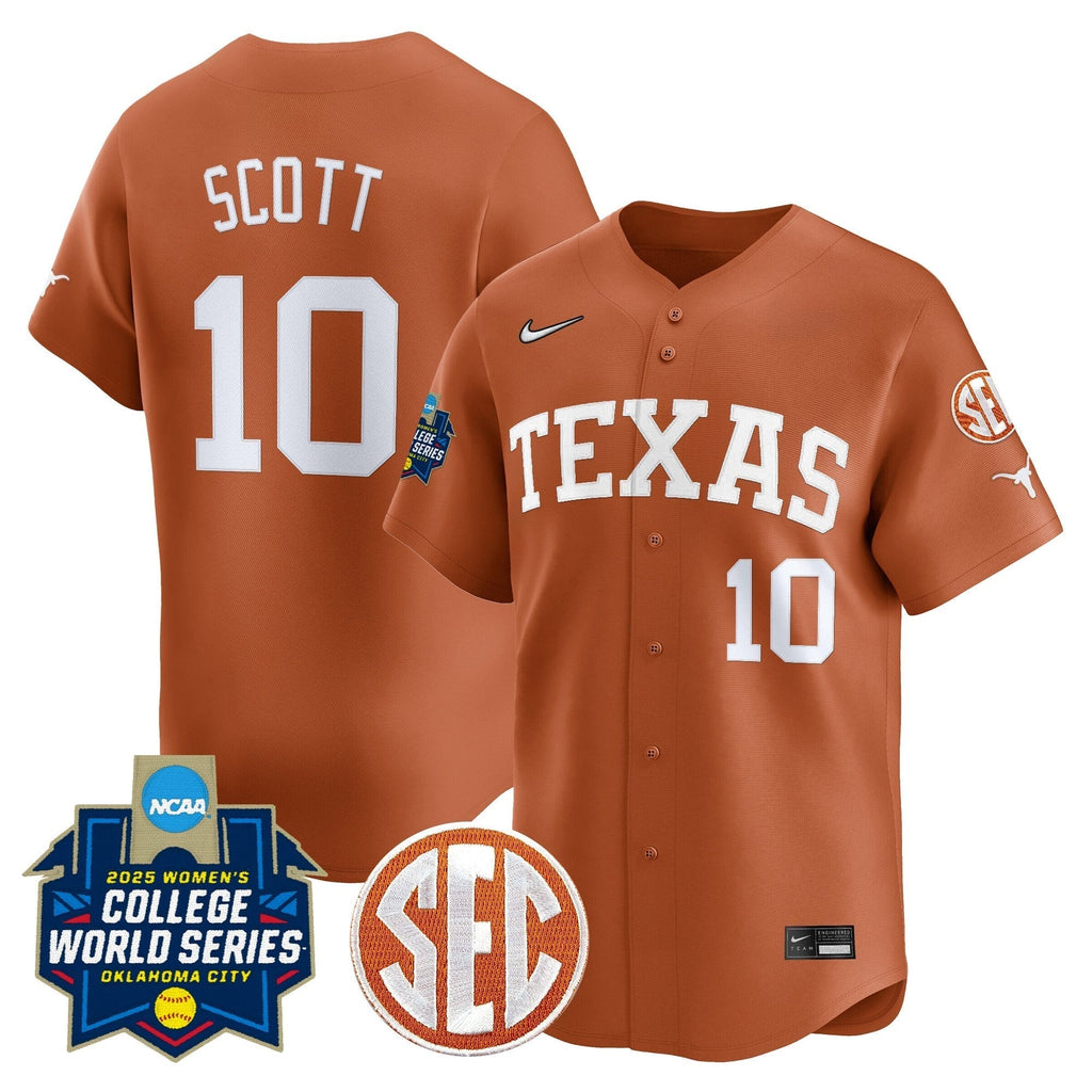 TEX Softball 2025 World Series (WCWS) Vapor Premier Limited Jersey - All Stitched