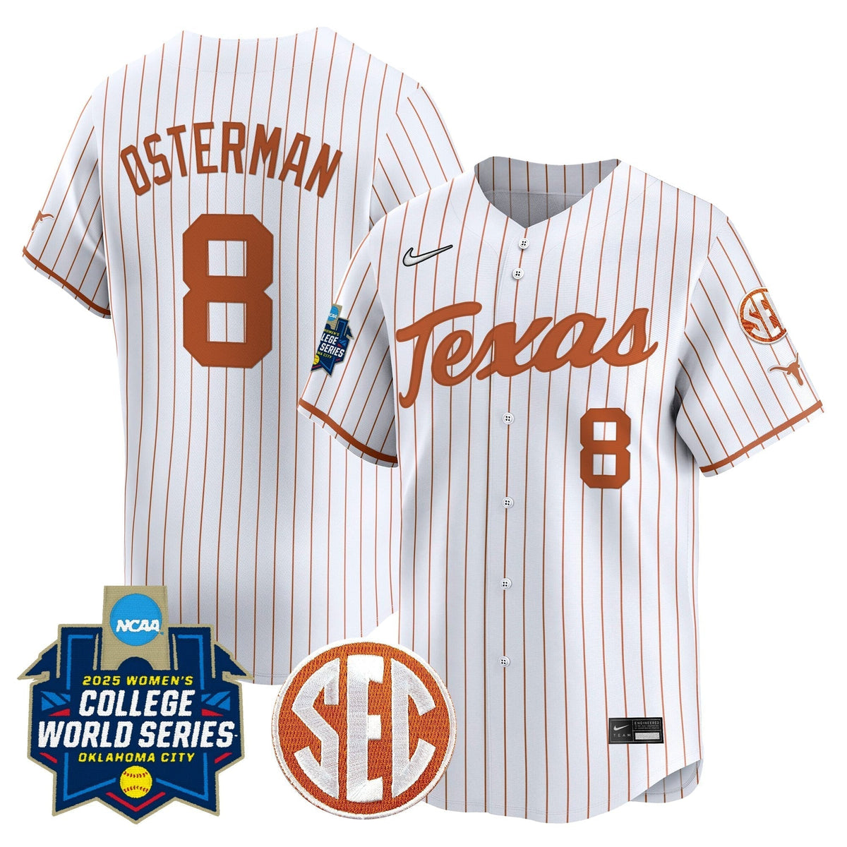 TEX Softball 2025 World Series (WCWS) Vapor Premier Limited Jersey - All Stitched
