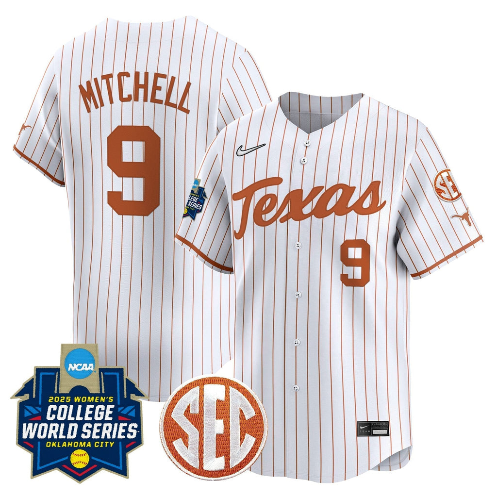 TEX Softball 2025 World Series (WCWS) Vapor Premier Limited Jersey - All Stitched