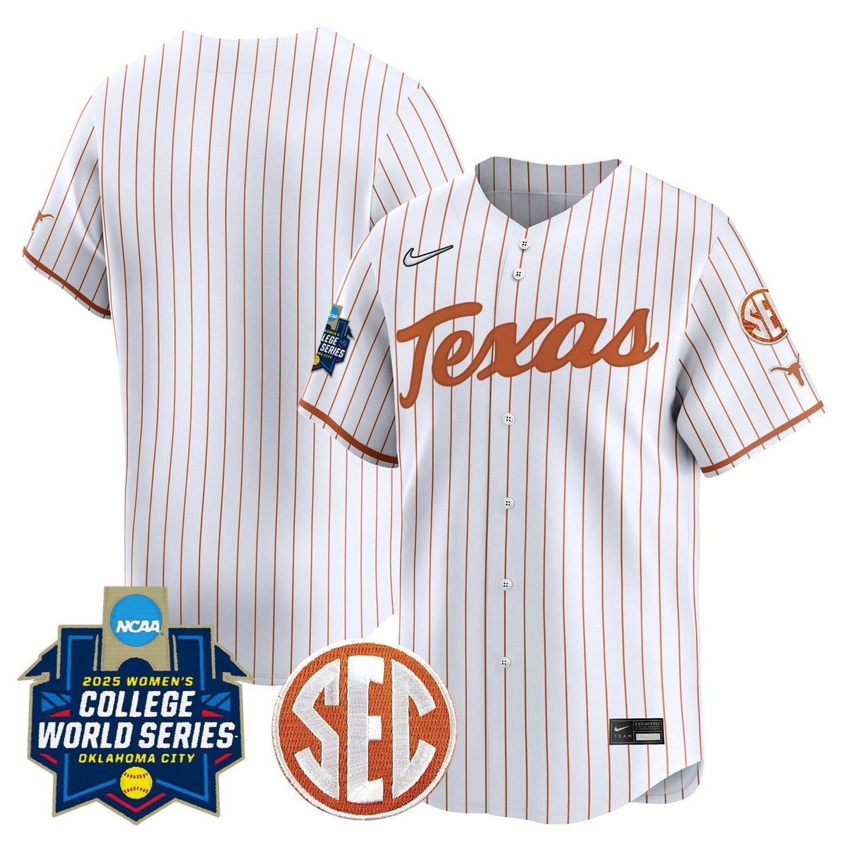TEX Softball 2025 World Series (WCWS) Vapor Premier Limited Jersey - All Stitched