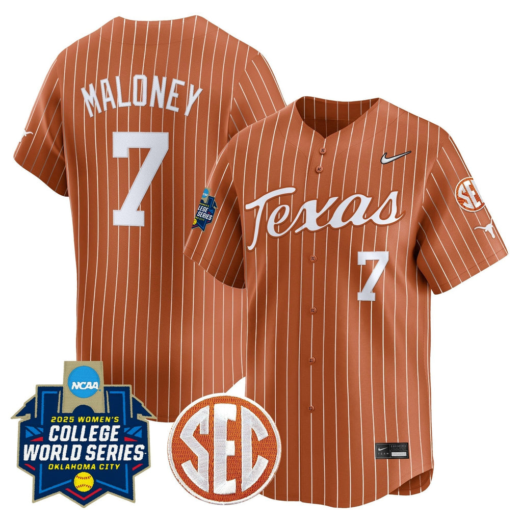 TEX Softball 2025 World Series (WCWS) Vapor Premier Limited Men Jersey - All Stitched