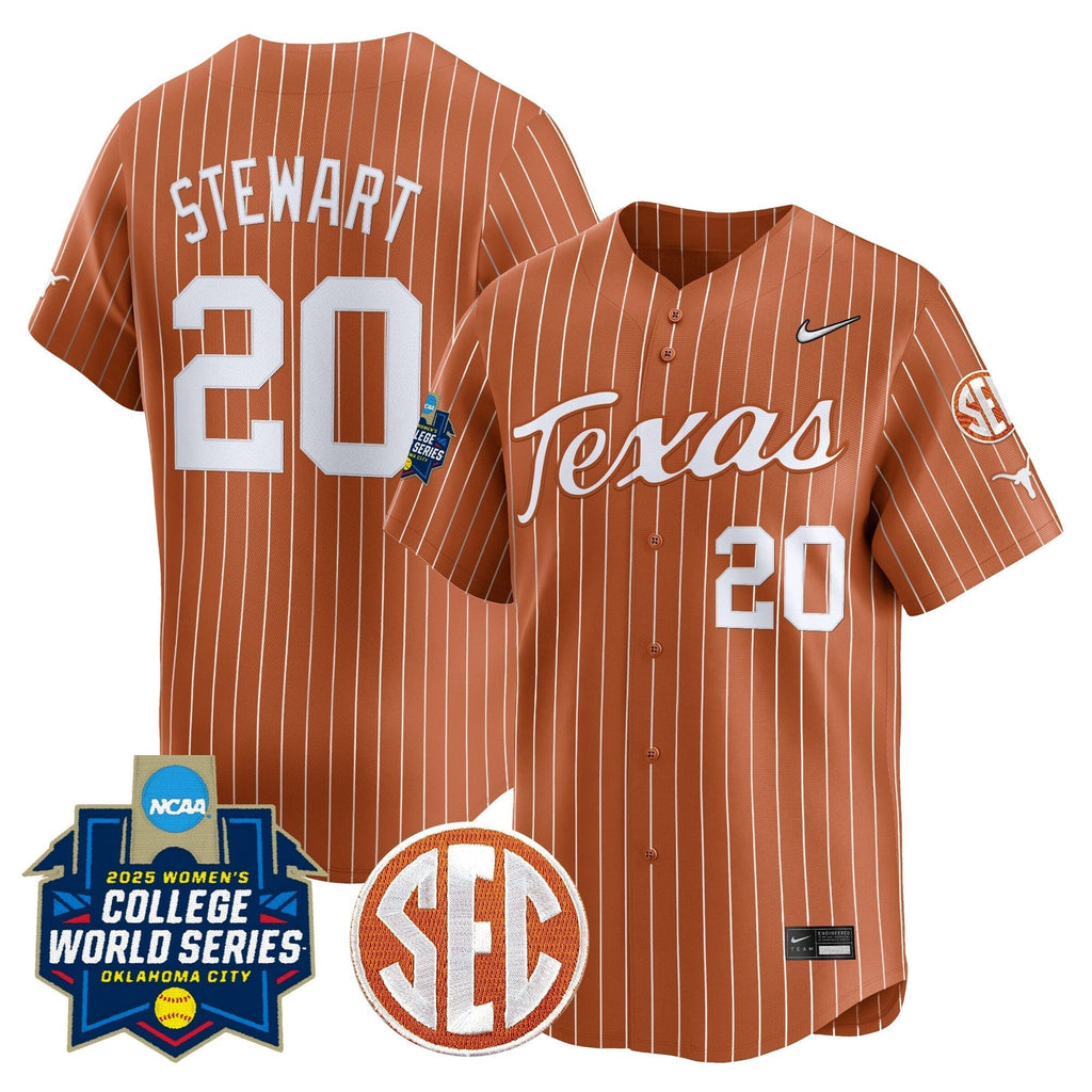 TEX Softball 2025 World Series (WCWS) Vapor Premier Limited Men Jersey - All Stitched