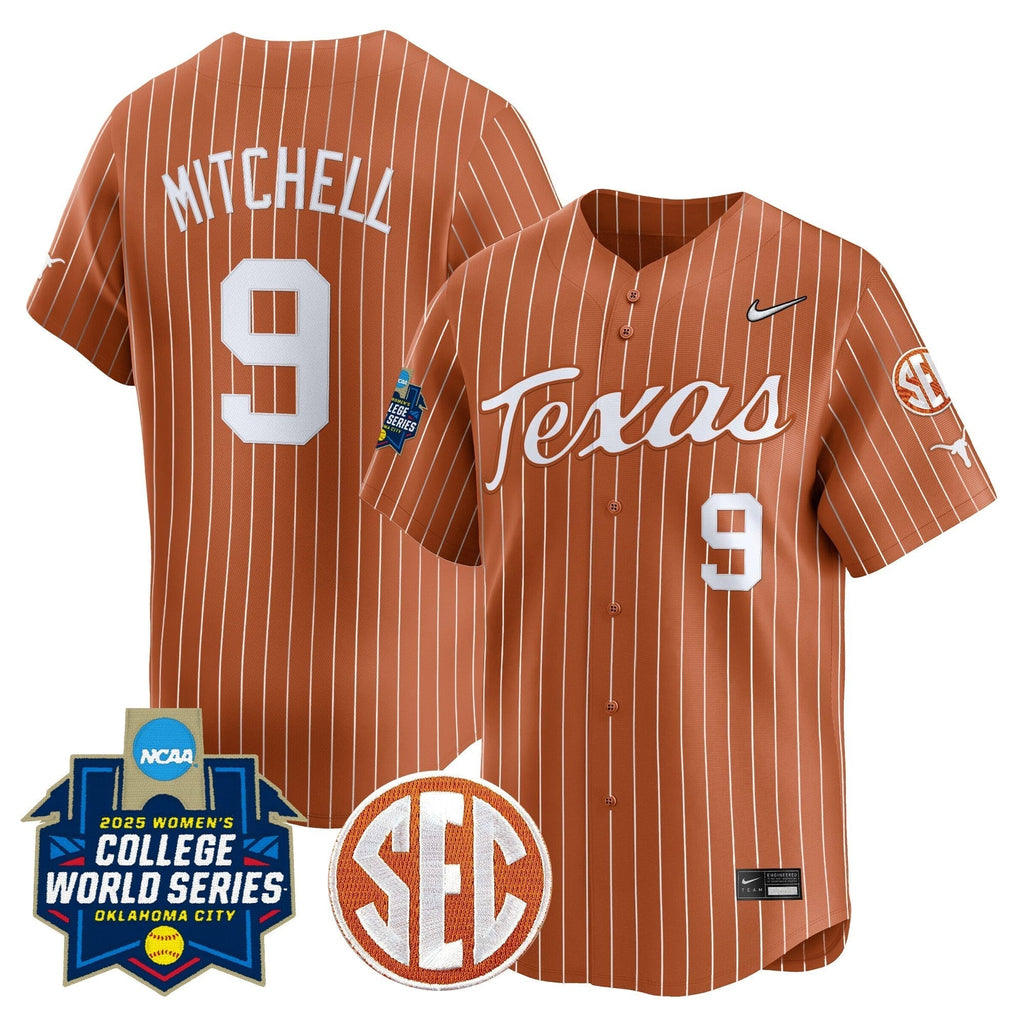 TEX Softball 2025 World Series (WCWS) Vapor Premier Limited Men Jersey - All Stitched