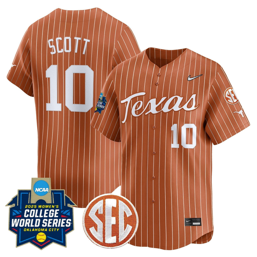 TEX Softball 2025 World Series (WCWS) Vapor Premier Limited Men Jersey - All Stitched