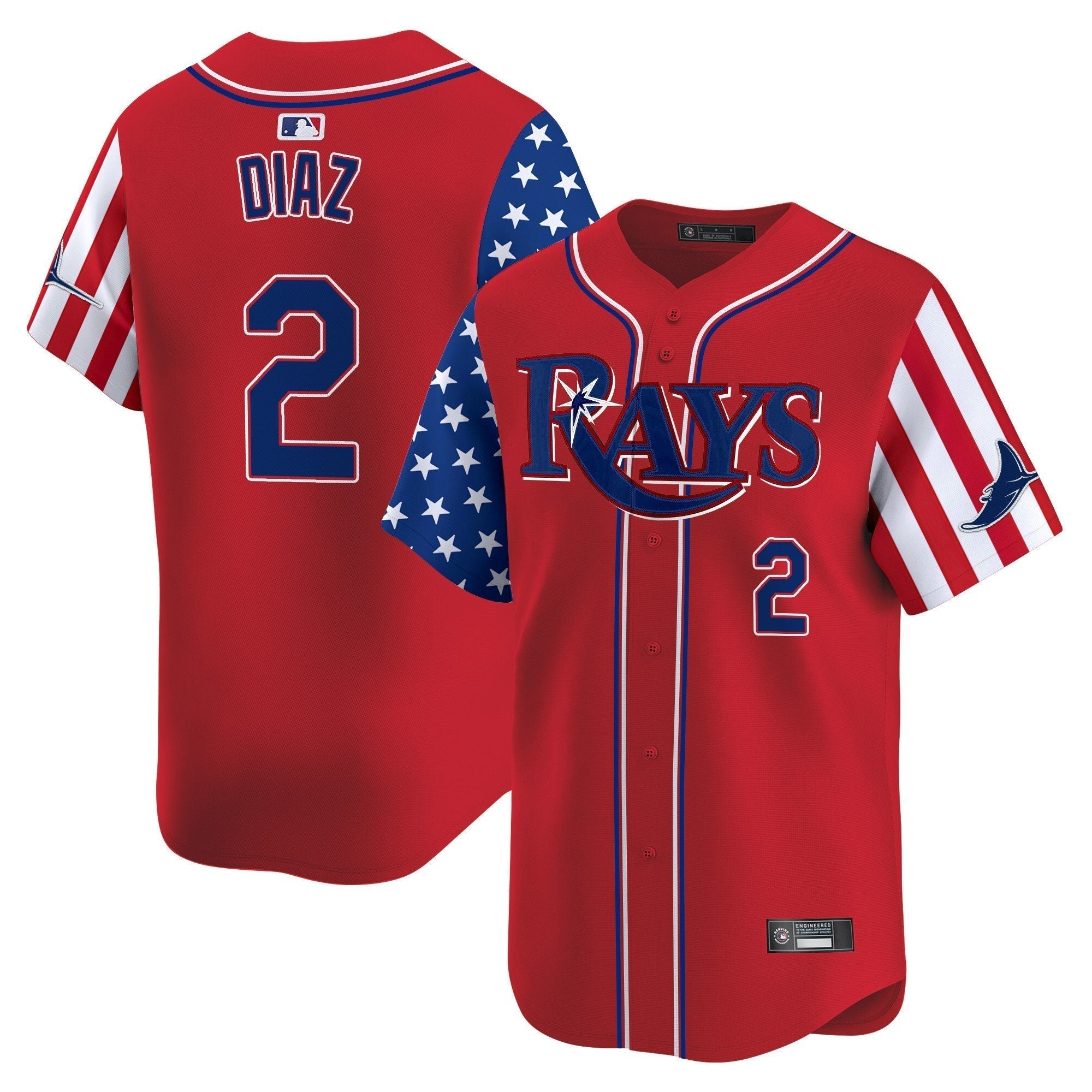 TB 2025 Independence Day Vapor Premier Limited Jersey - All Stitched