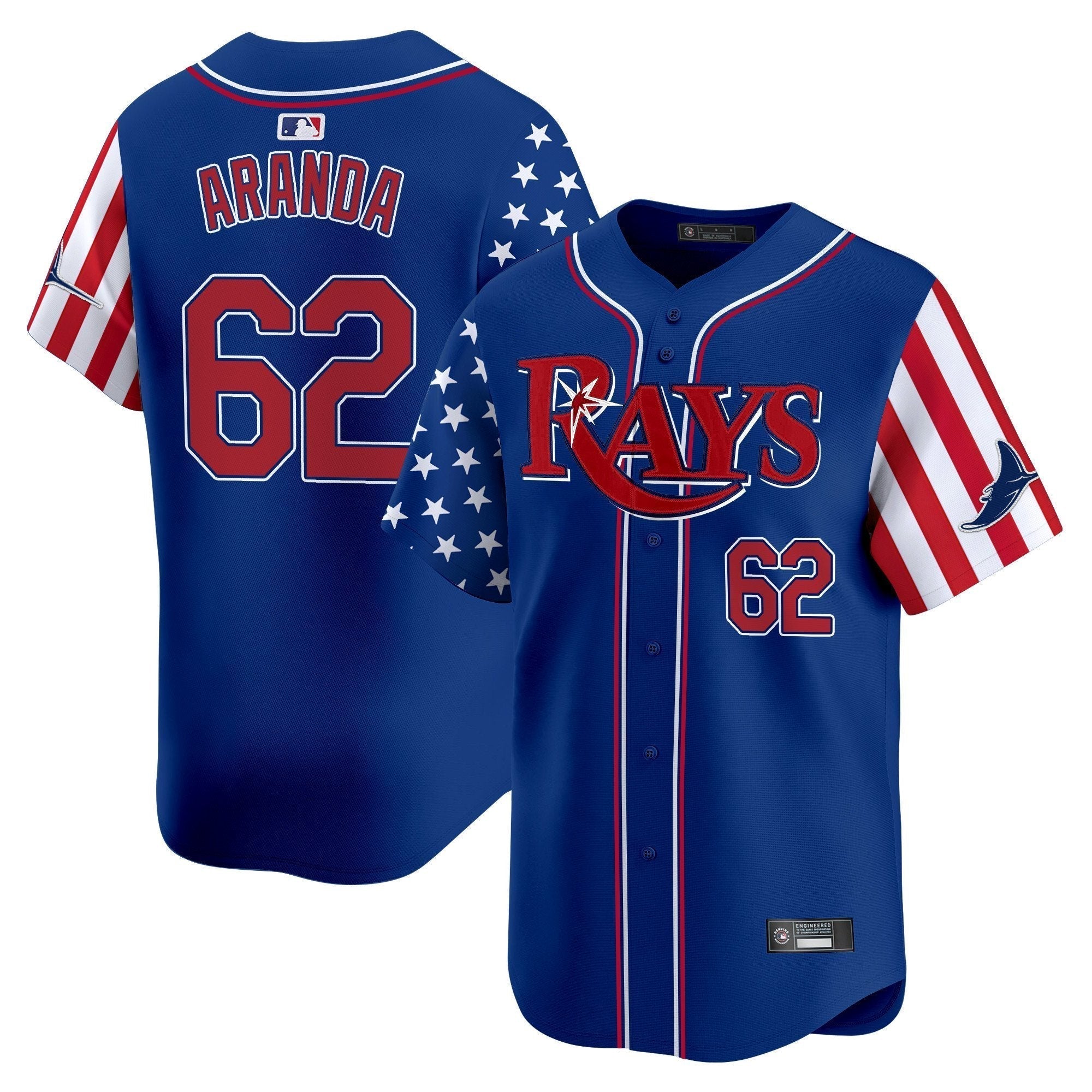 TB 2025 Independence Day Vapor Premier Limited Jersey - All Stitched
