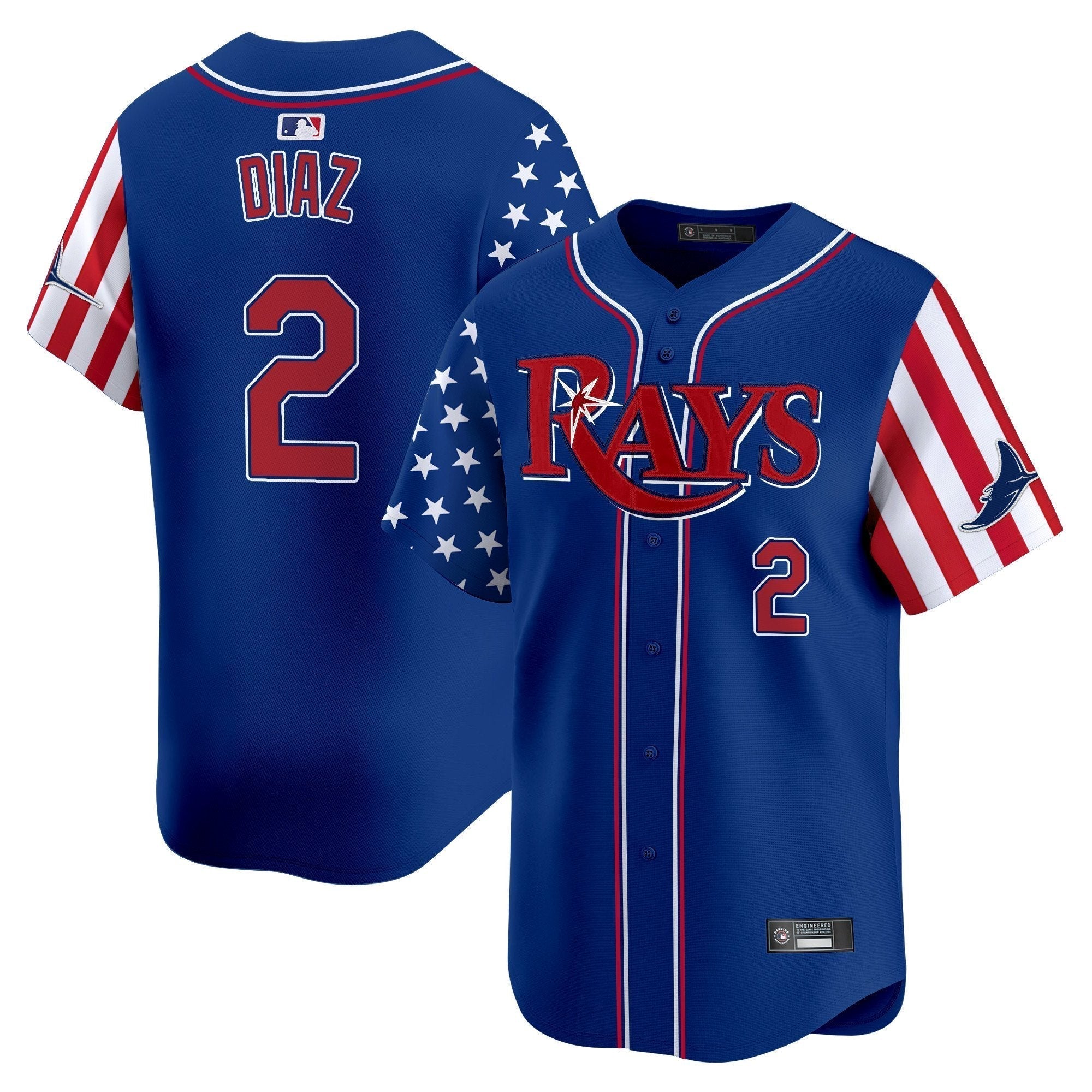 TB 2025 Independence Day Vapor Premier Limited Jersey - All Stitched