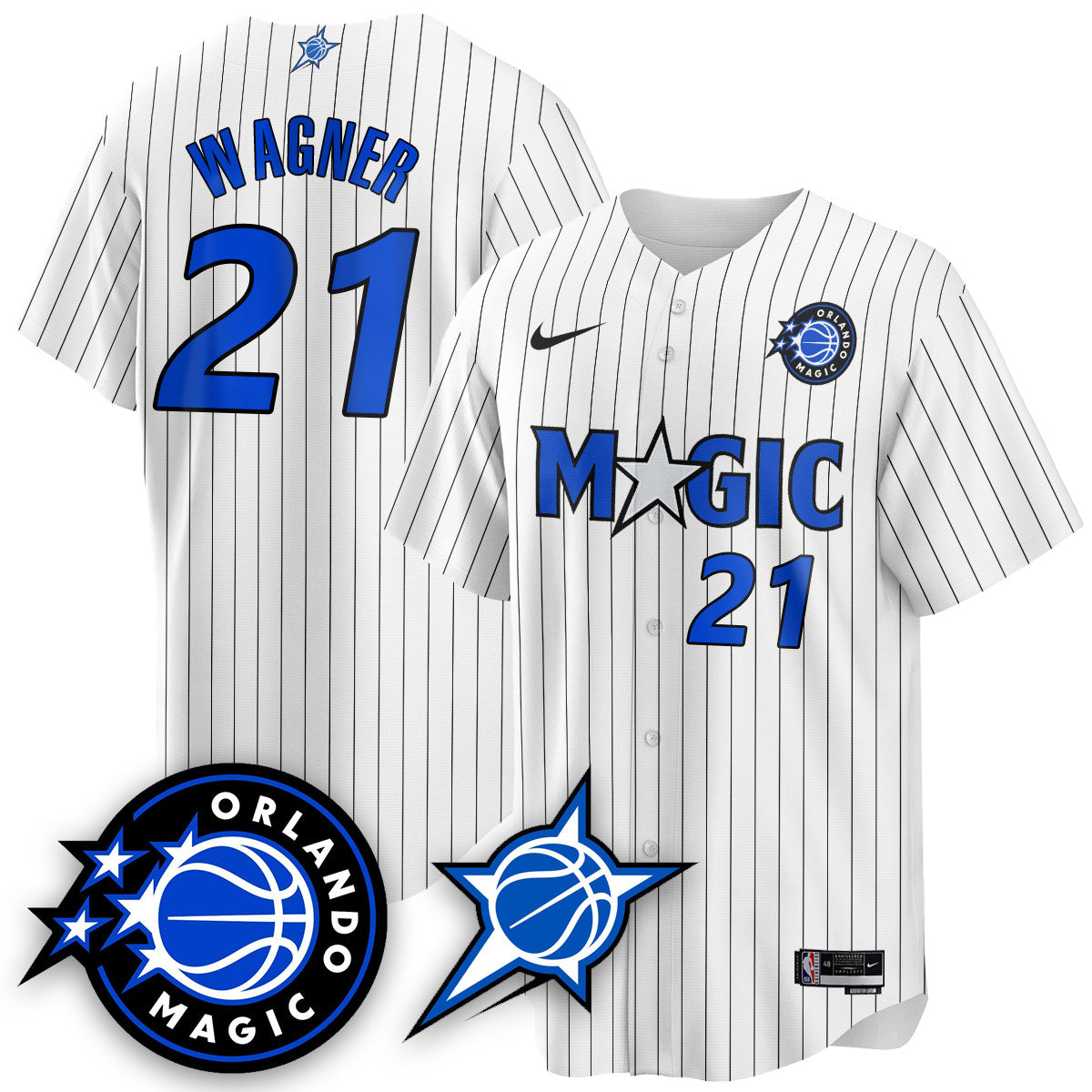 ORL New Generation of Magic Baseball Jersey - All Stitched