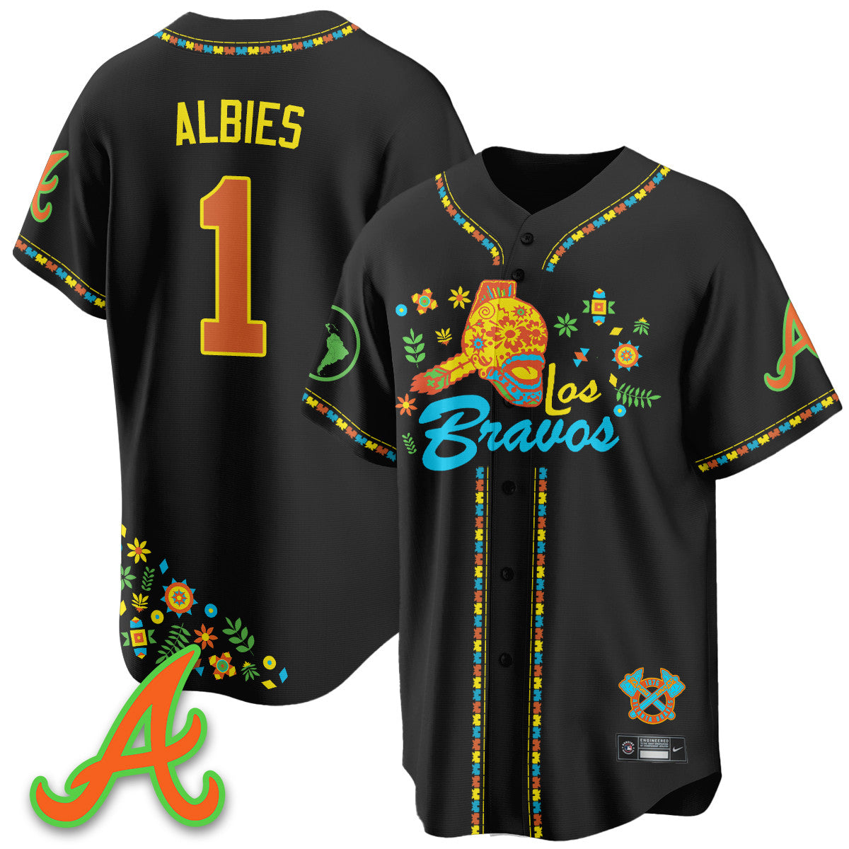 ATL 2025 "Los Bravos" Jersey V2 - All Stitched