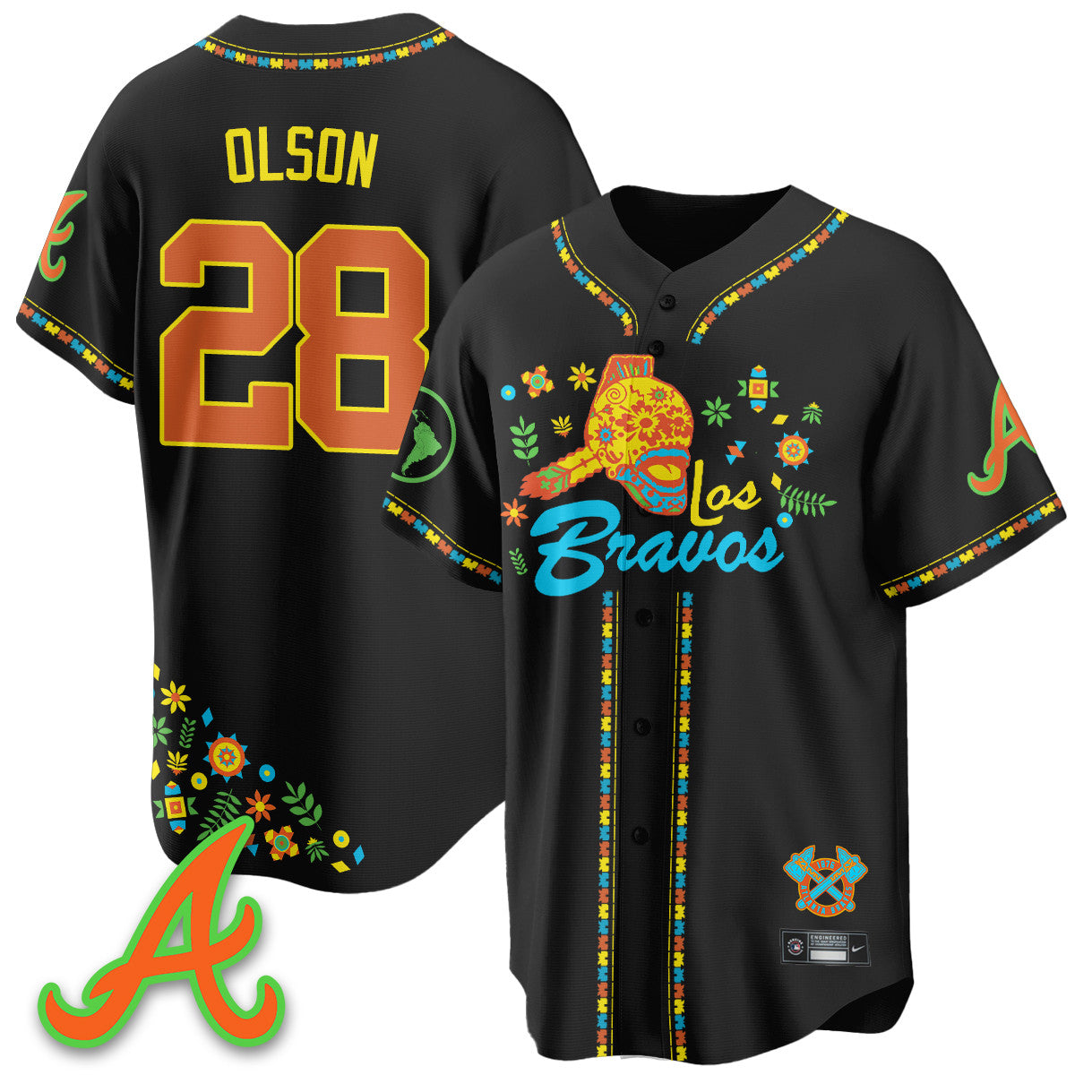 ATL 2025 "Los Bravos" Jersey V2 - All Stitched