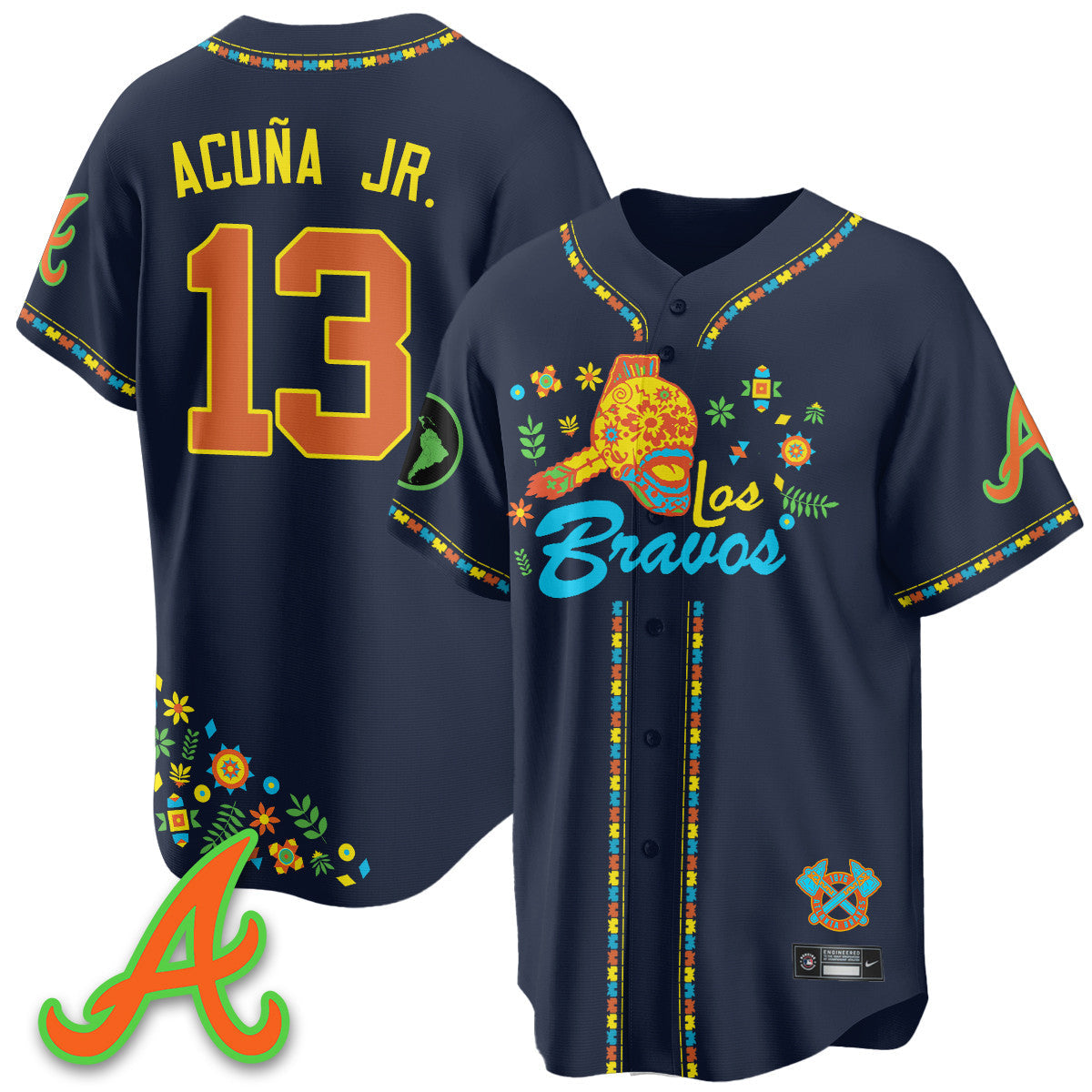 ATL 2025 "Los Bravos" Jersey V2 - All Stitched