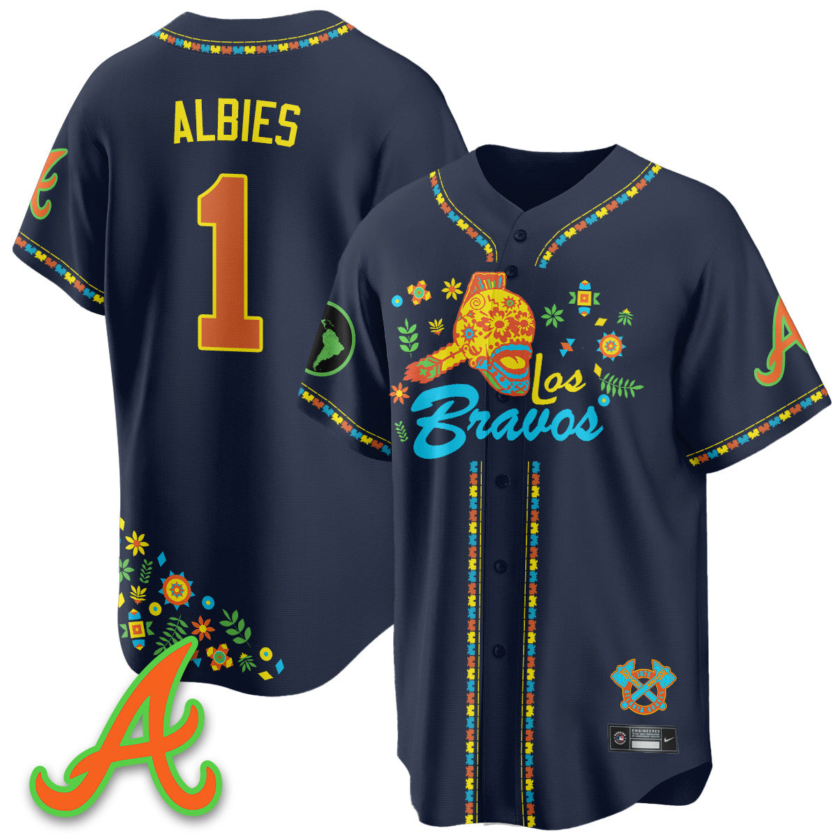 ATL 2025 "Los Bravos" Jersey V2 - All Stitched