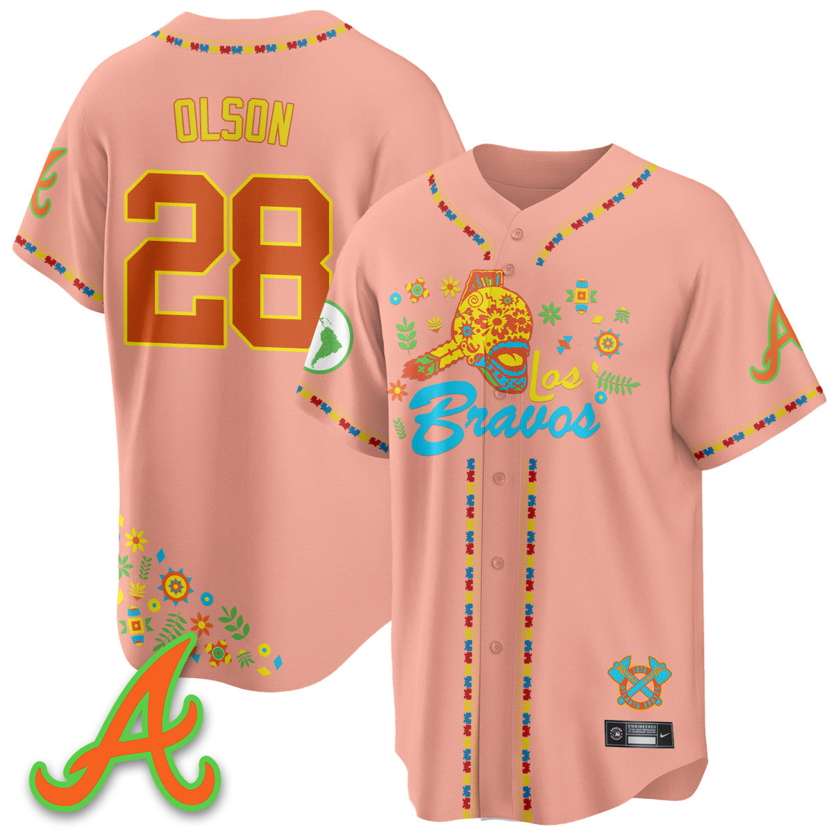 ATL 2025 "Los Bravos" Jersey V2 - All Stitched