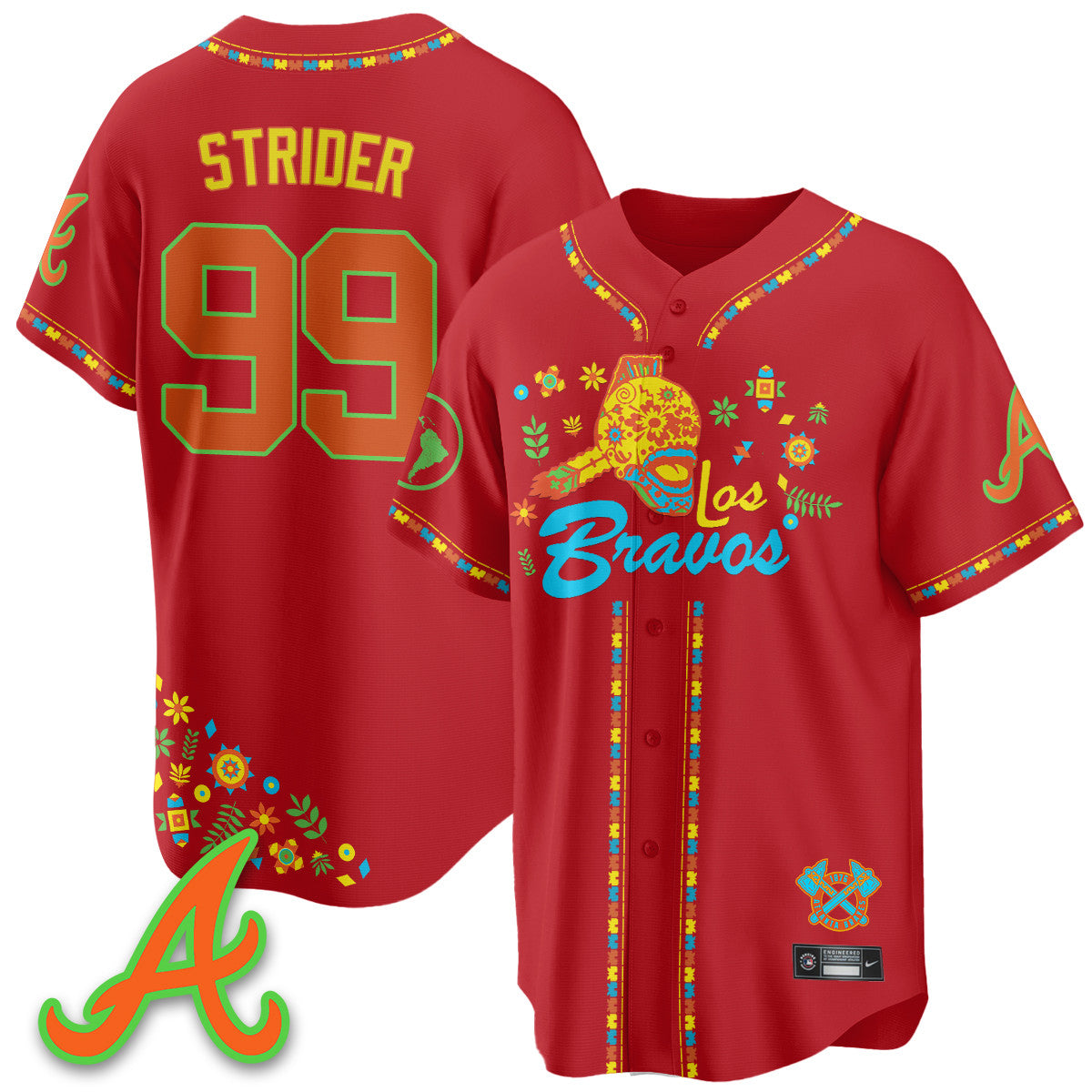 ATL 2025 "Los Bravos" Jersey V2 - All Stitched