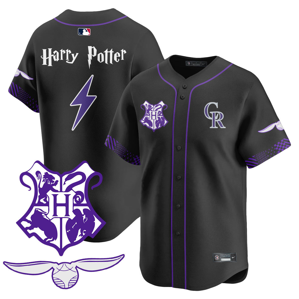 COL Harry Potter 2025 Men Jersey - All Stitched
