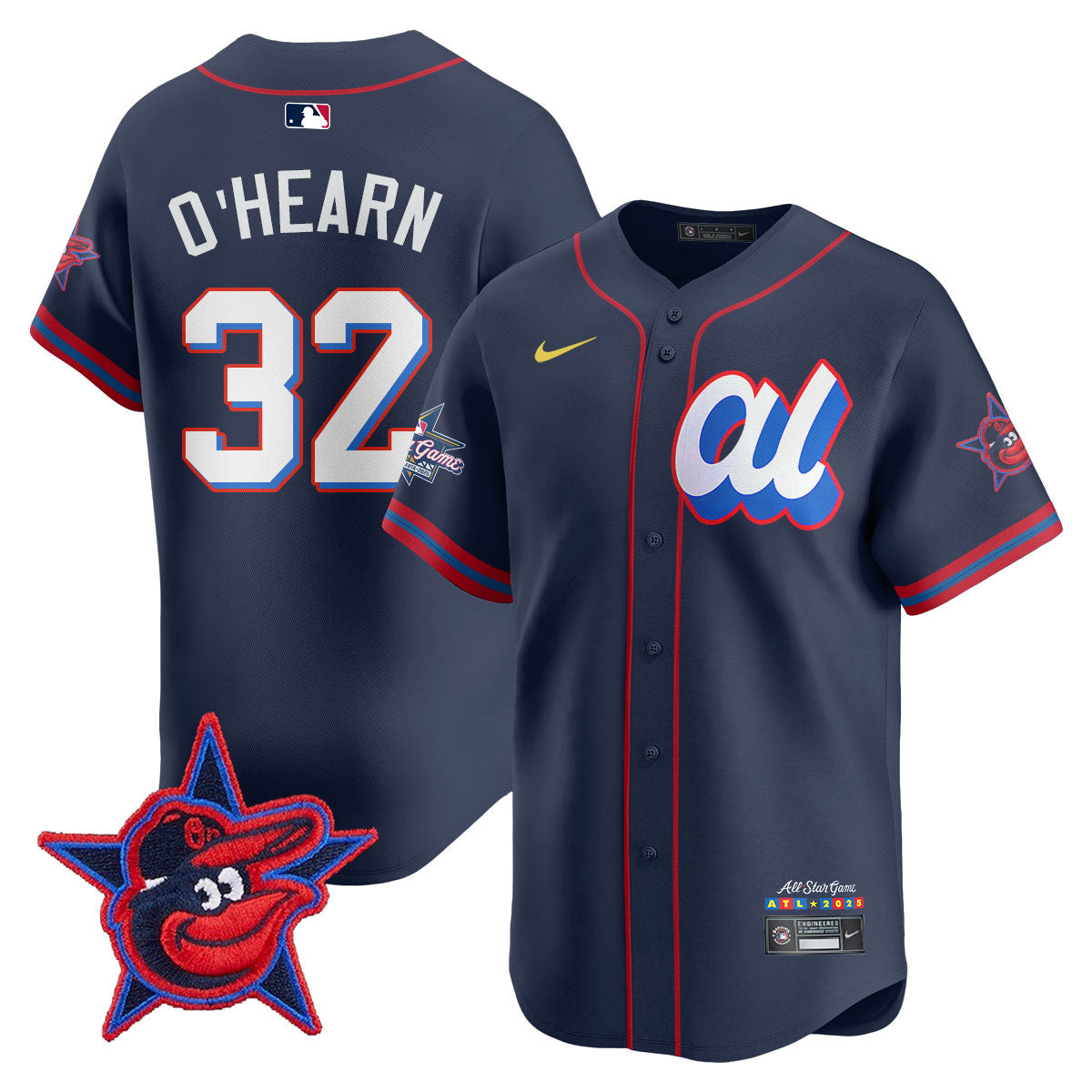 American League 2025 MLB All-Star Jersey - All Stitched