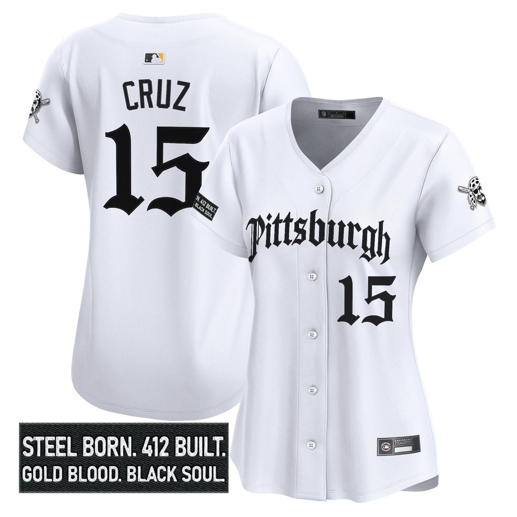 Women's PIT 'Gothic Steel City Edition' Vapor Premier Limited Jersey - All Stitched