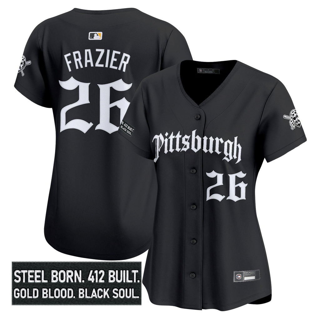 Women's PIT 'Gothic Steel City Edition' Vapor Premier Limited Jersey - All Stitched