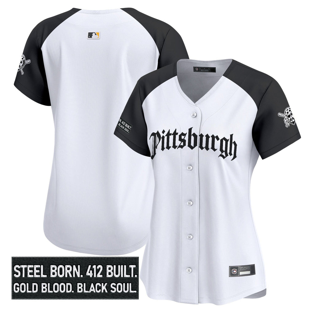 Women's PIT 'Gothic Steel City Edition' Vapor Premier Limited Jersey - All Stitched