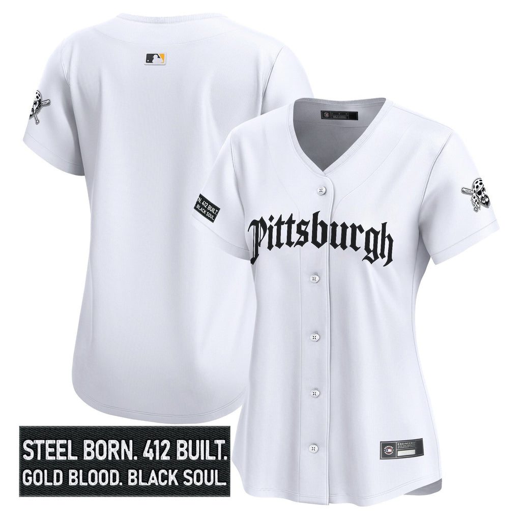 Women's PIT 'Gothic Steel City Edition' Vapor Premier Limited Jersey - All Stitched