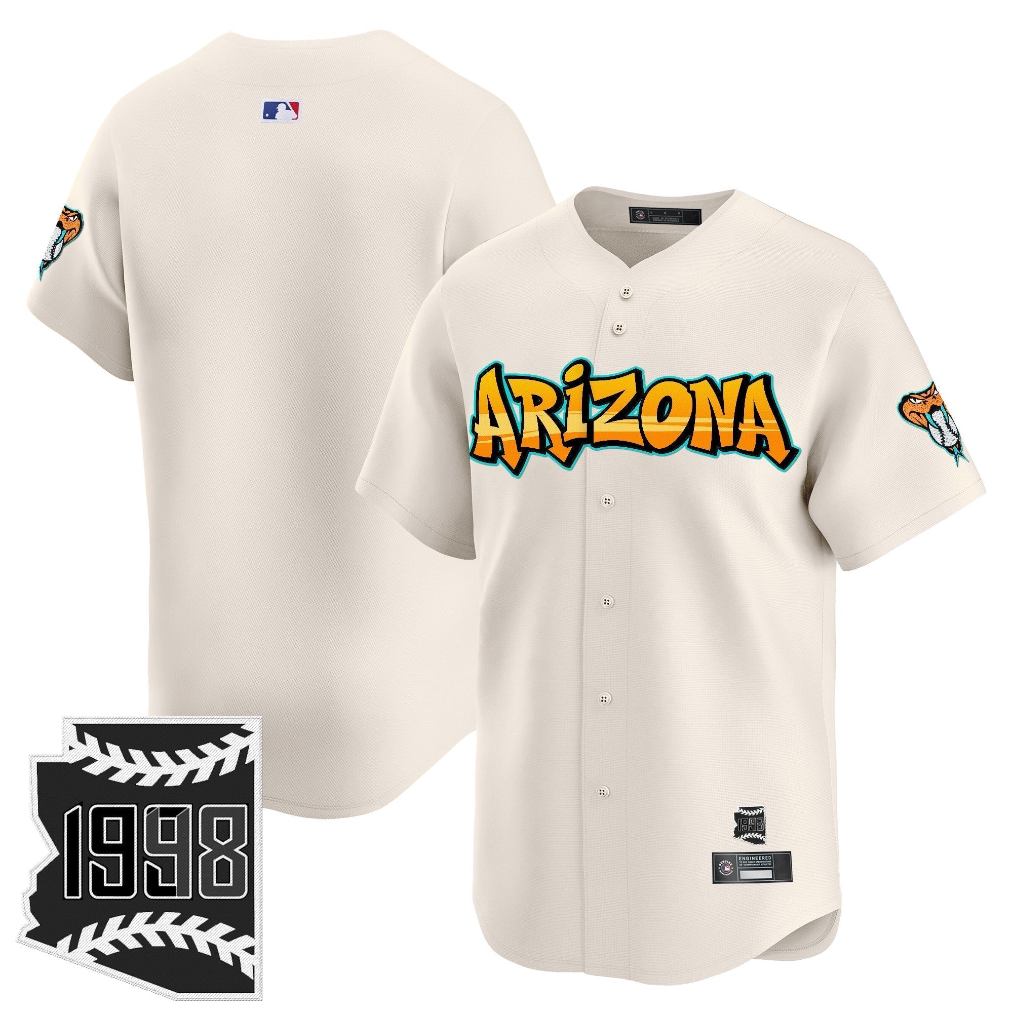 ARI 'Graffiti Desert Ink Edition' Vapor Premier Limited Men Jersey - All Stitched