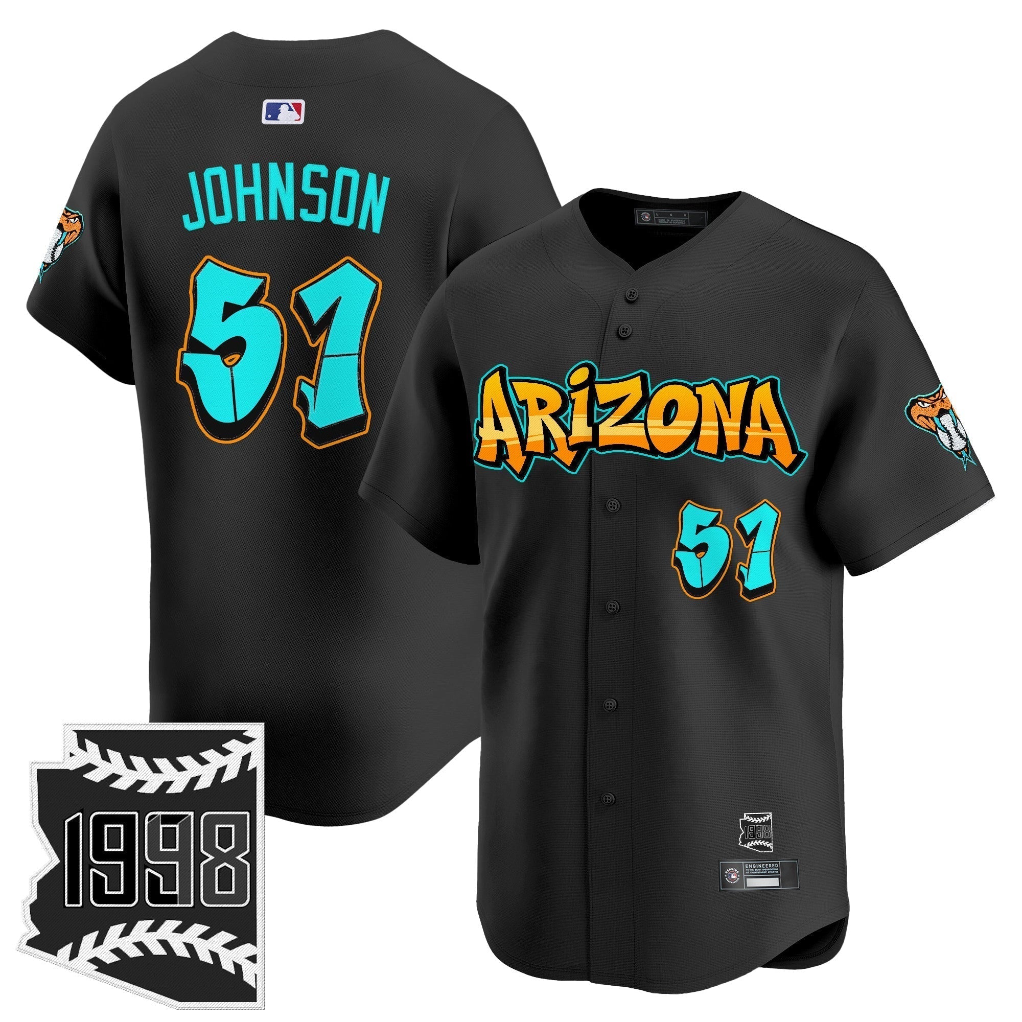 ARI 'Graffiti Desert Ink Edition' Vapor Premier Limited Jersey - All Stitched