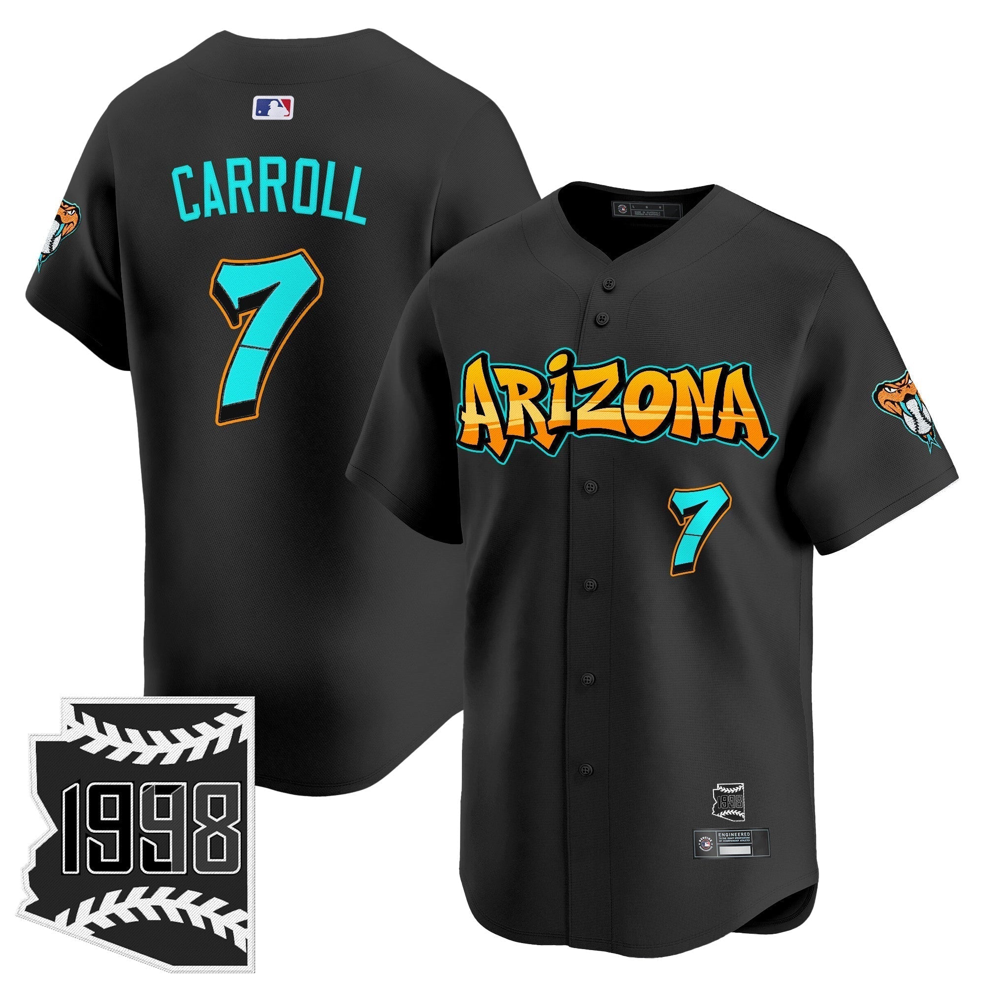 ARI 'Graffiti Desert Ink Edition' Vapor Premier Limited Jersey - All Stitched