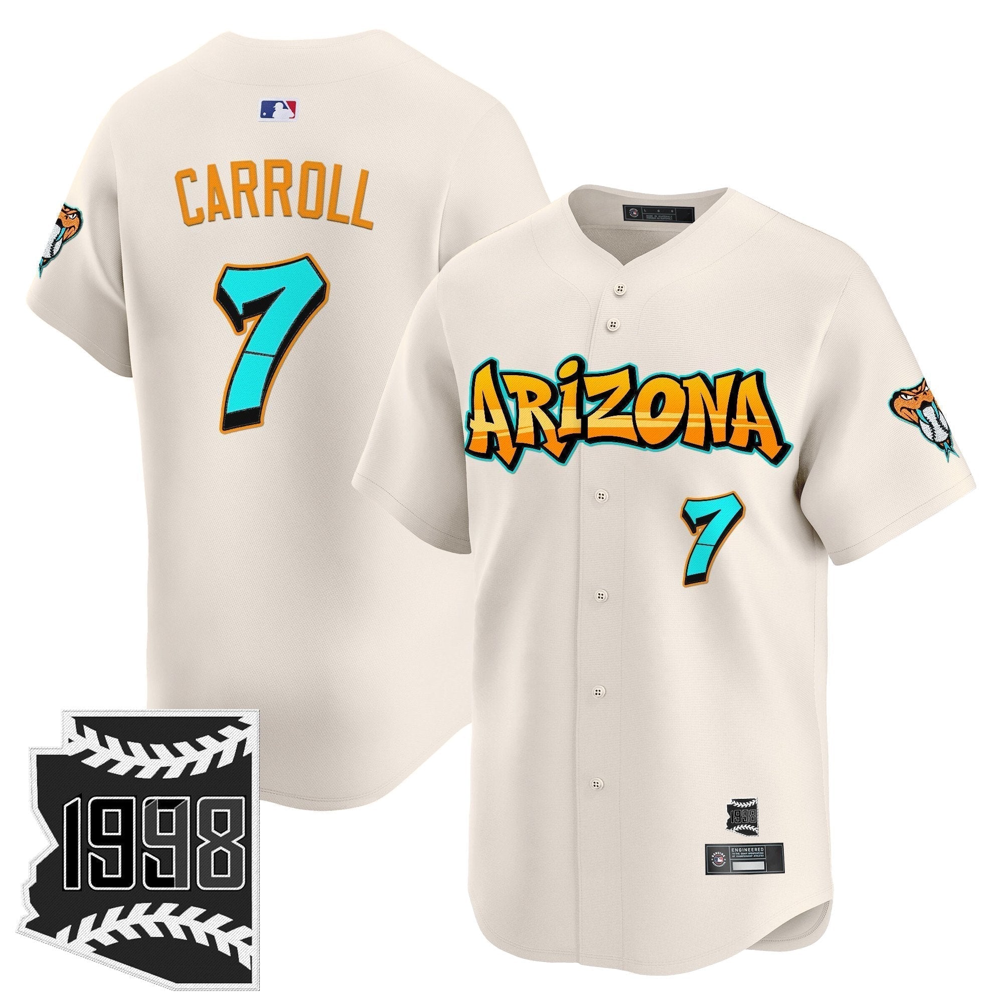 ARI 'Graffiti Desert Ink Edition' Vapor Premier Limited Jersey - All Stitched
