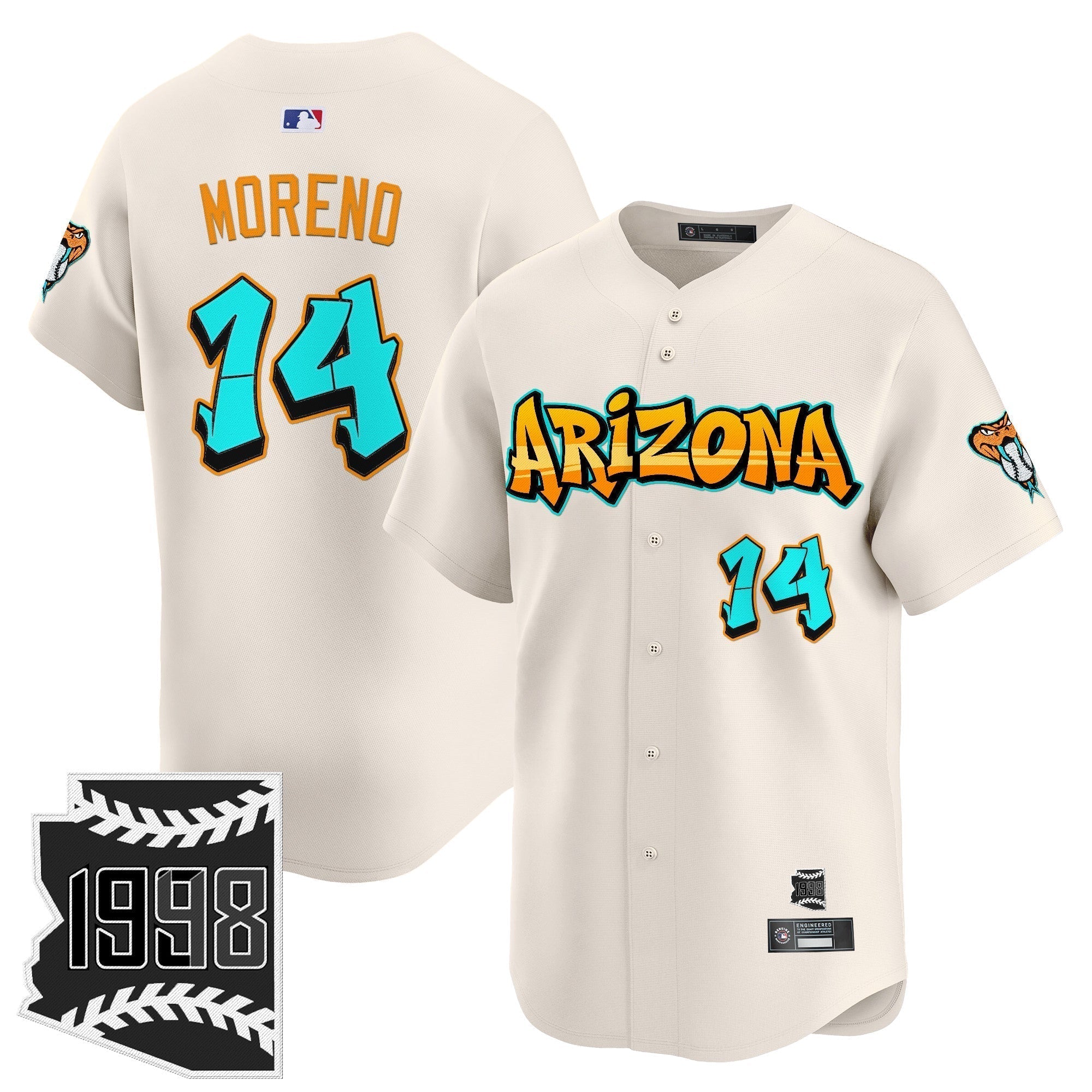 ARI 'Graffiti Desert Ink Edition' Vapor Premier Limited Men Jersey - All Stitched