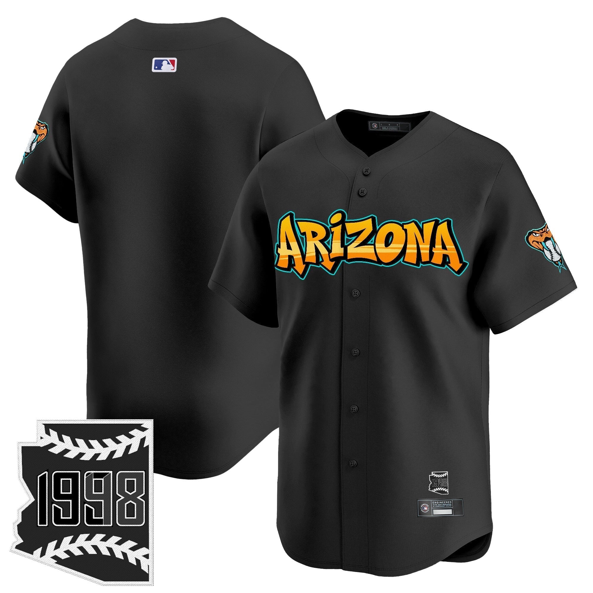 ARI 'Graffiti Desert Ink Edition' Vapor Premier Limited Jersey - All Stitched