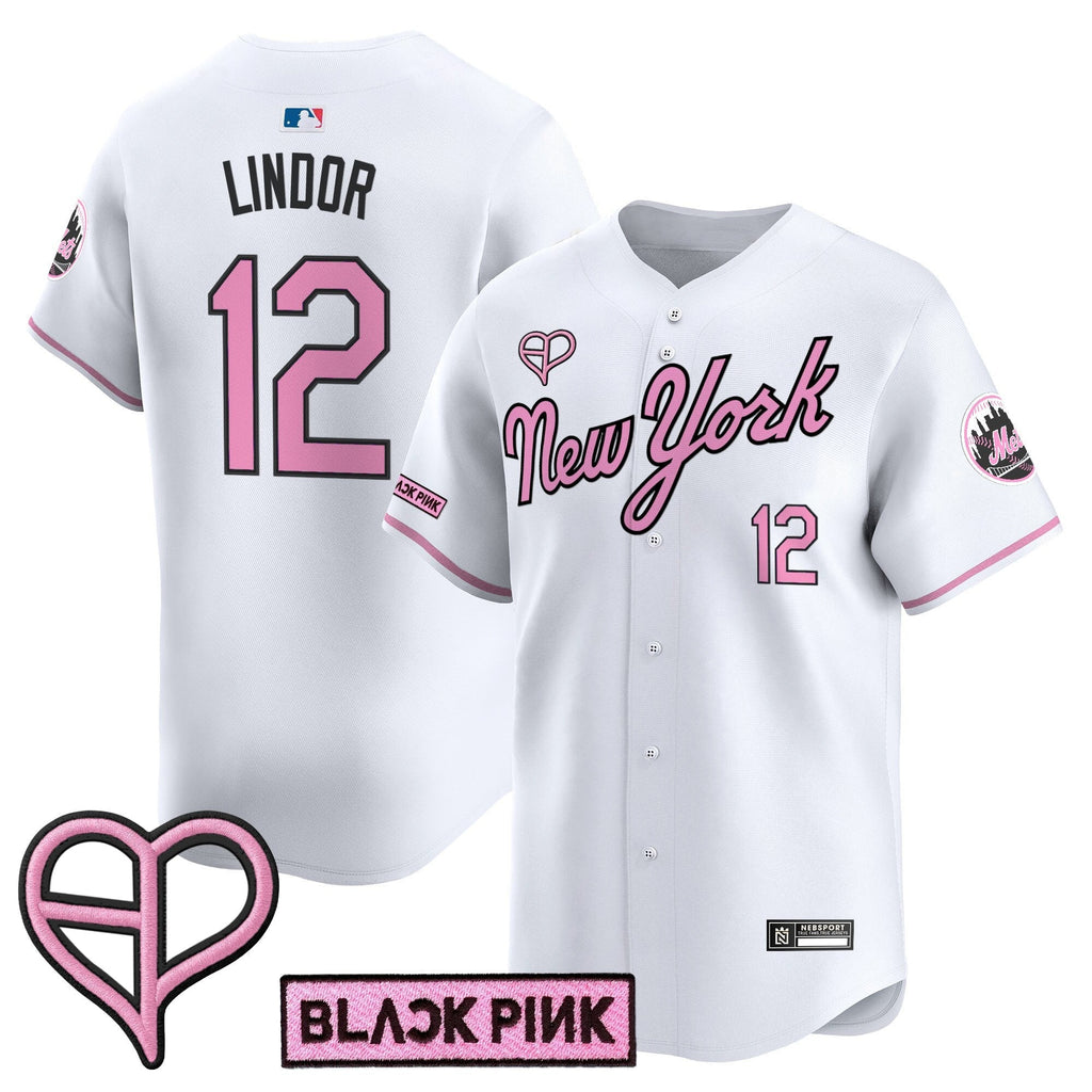 NYM x BLACKPINK 2025 Vapor Premier Limited Jersey - All Stitched