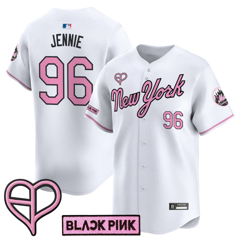 NYM x BLACKPINK 2025 Vapor Premier Limited Jersey - All Stitched