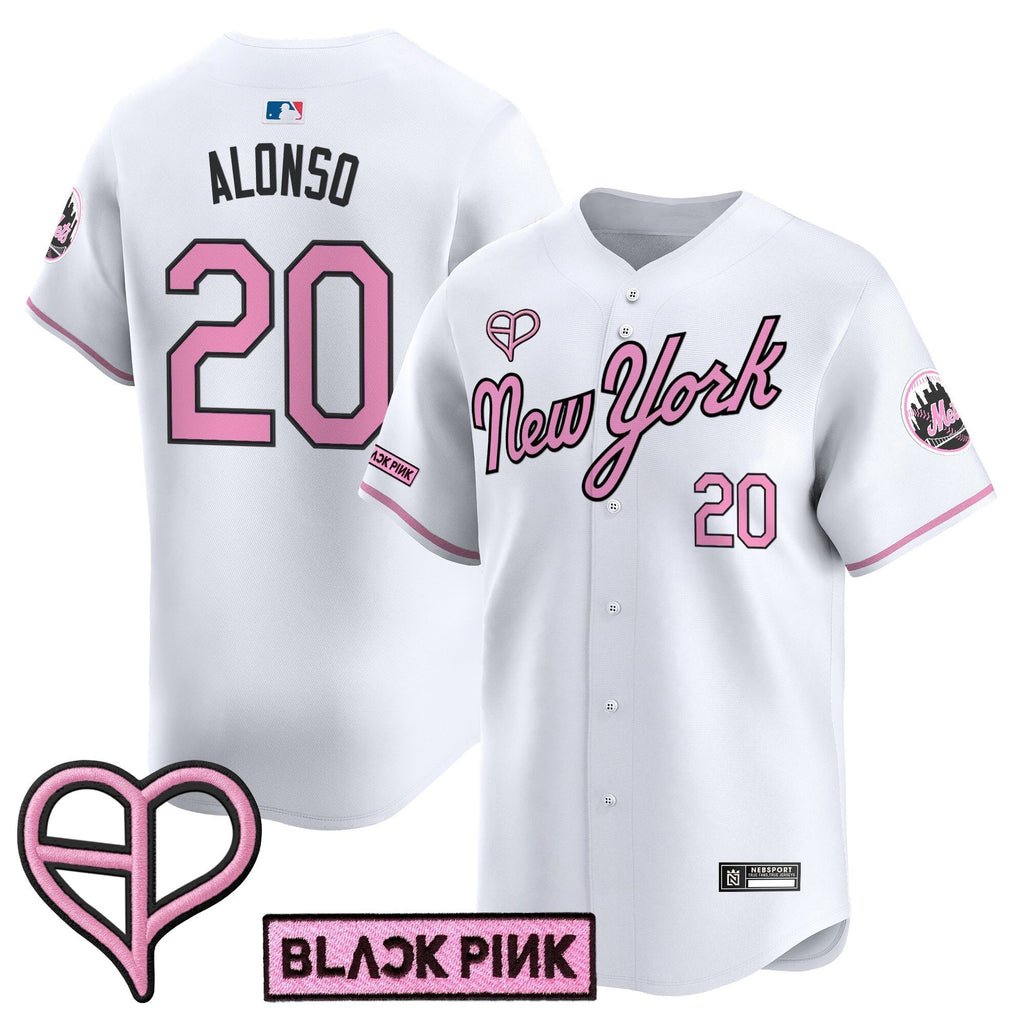NYM x BLACKPINK 2025 Vapor Premier Limited Jersey - All Stitched