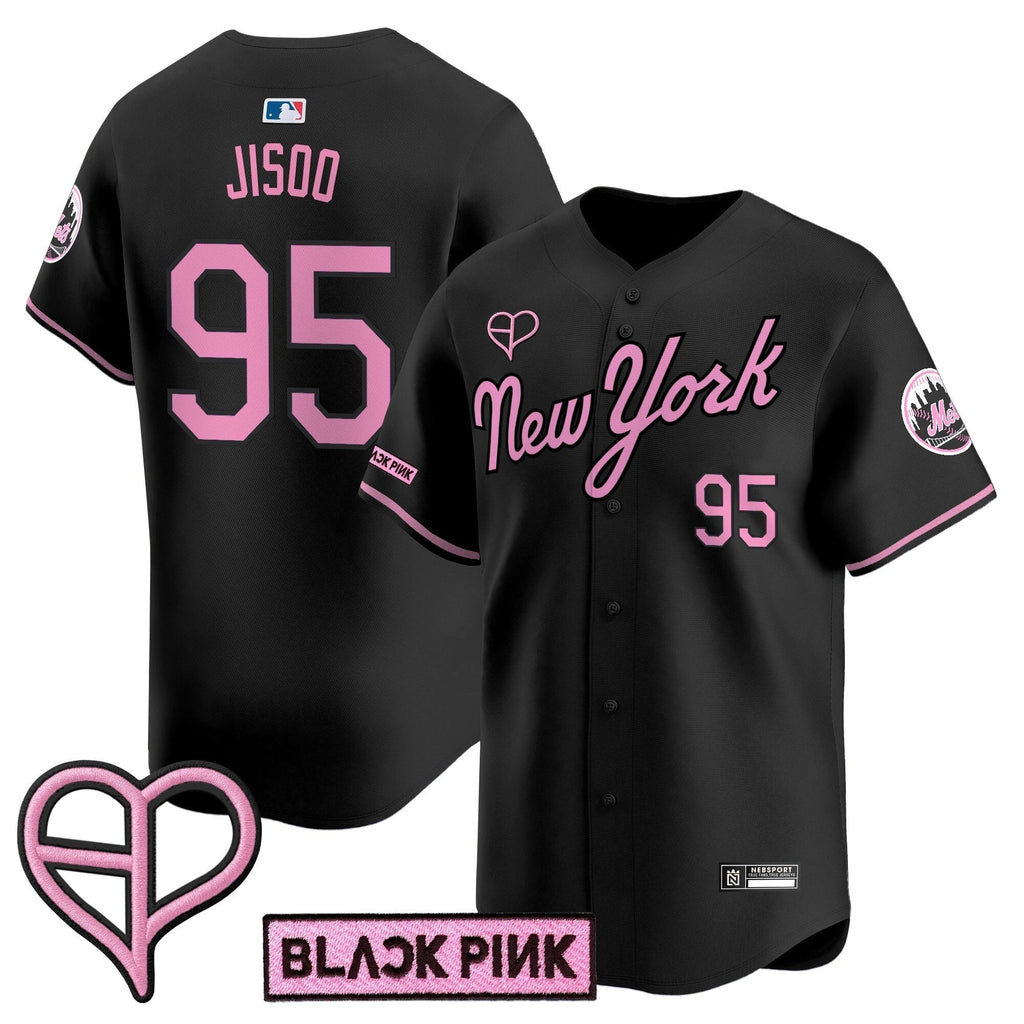 NYM x BLACKPINK 2025 Vapor Premier Limited Men Jersey - All Stitched