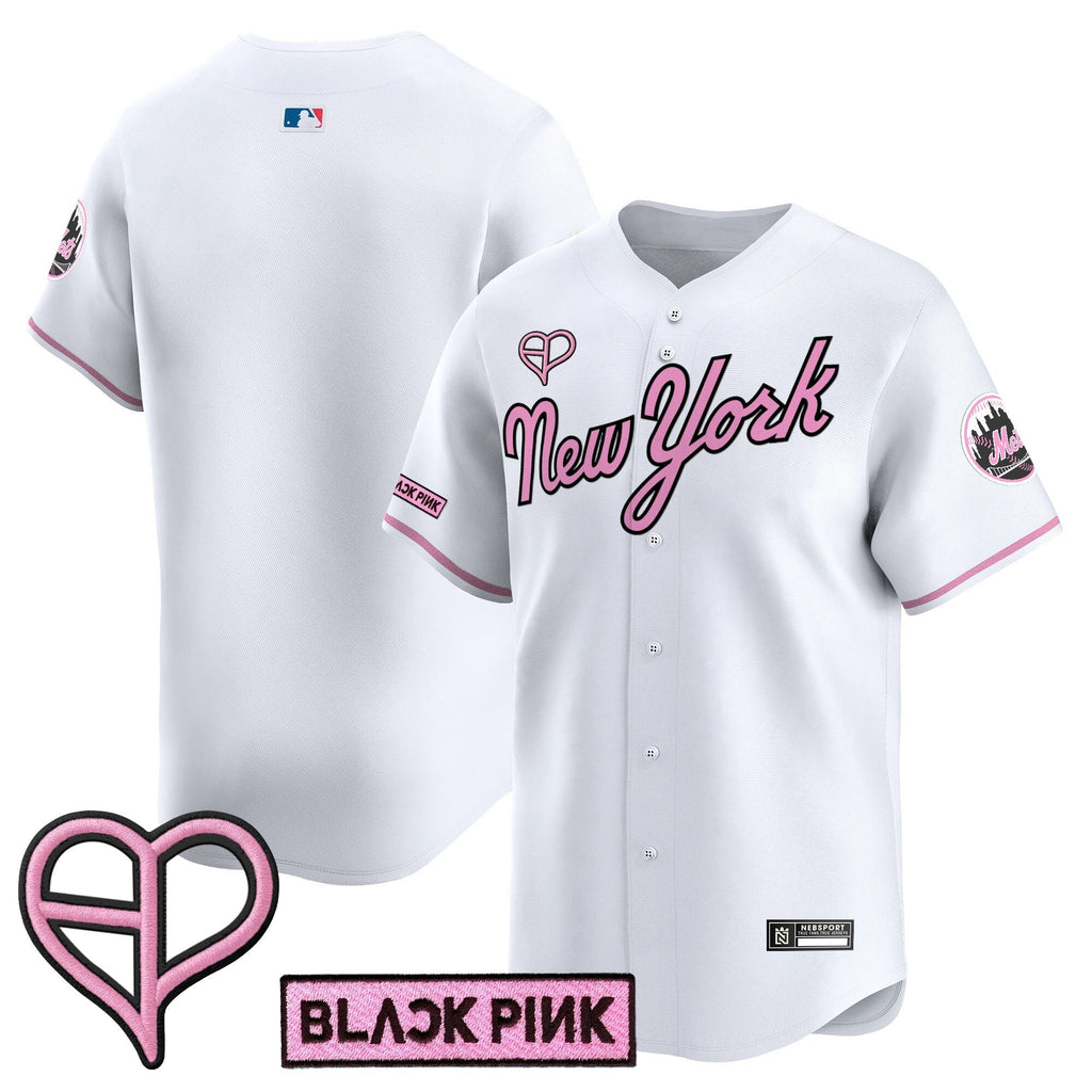 NYM x BLACKPINK 2025 Vapor Premier Limited Jersey - All Stitched