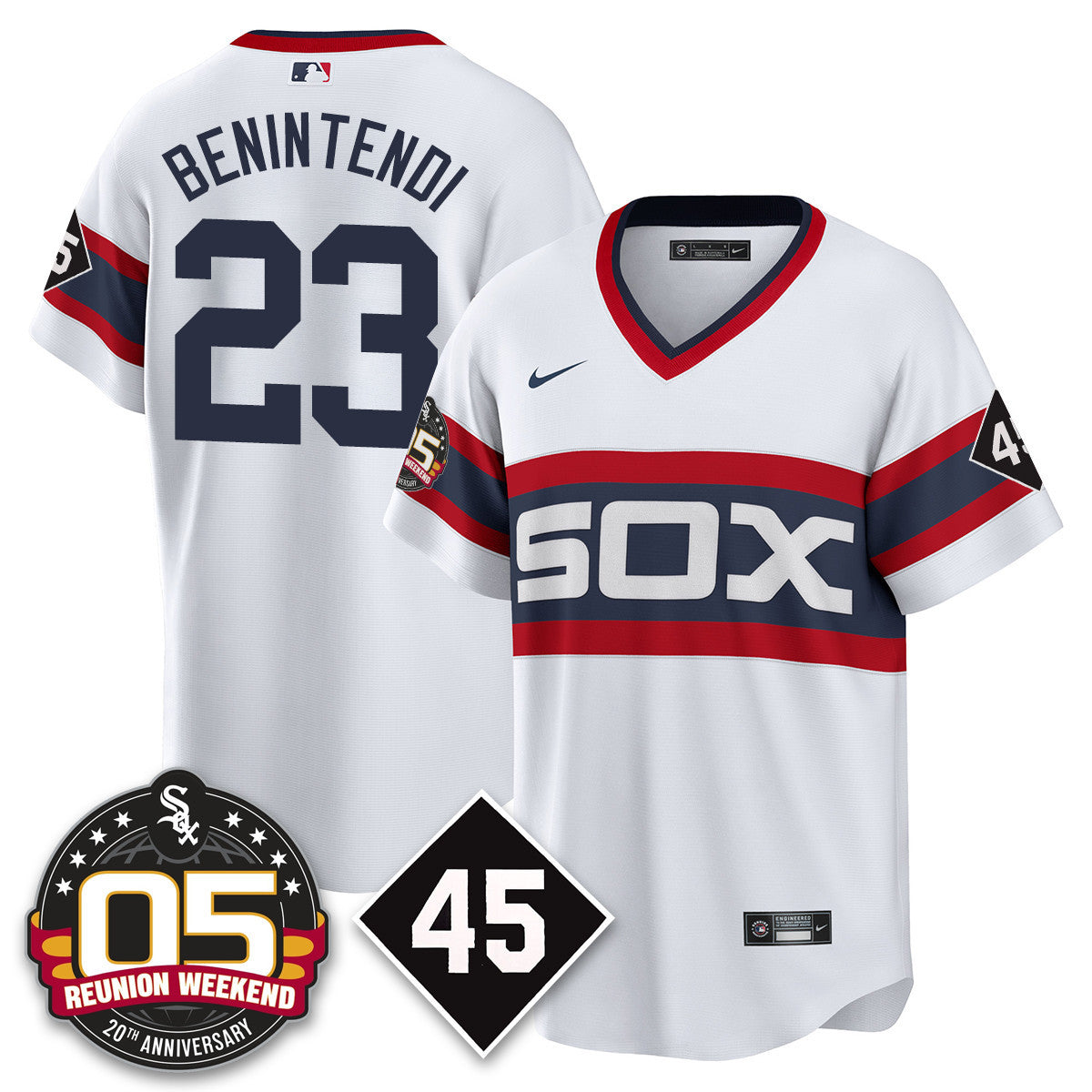 CWS Bobby Jenks 2025 Jersey - Reunion Weekend - All Stitched