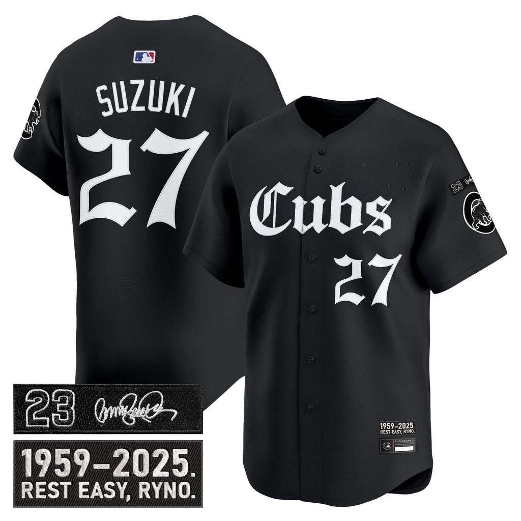 CHC 'Ryne Sandberg Tribute' Vapor Premier Limited Jersey - Gothic Edition - All Stitched