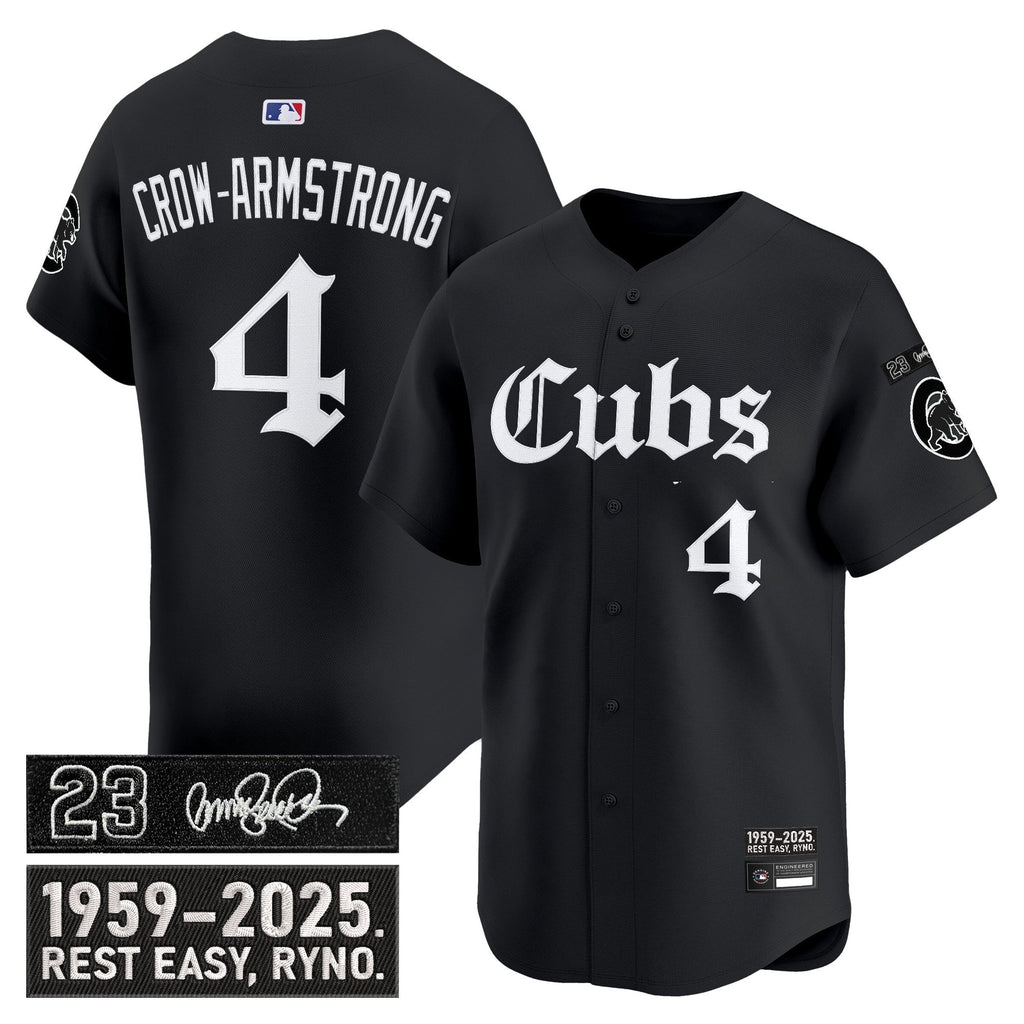CHC 'Ryne Sandberg Tribute' Vapor Premier Limited Men Jersey - Gothic Edition - All Stitched
