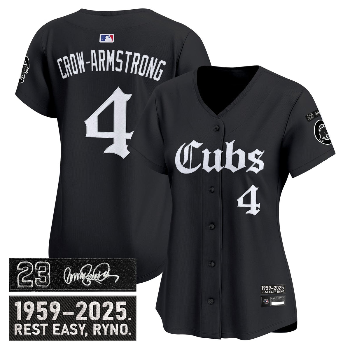 Women's CHC 'Ryne Sandberg Tribute' Vapor Premier Limited Jersey - Gothic Edition - All Stitched
