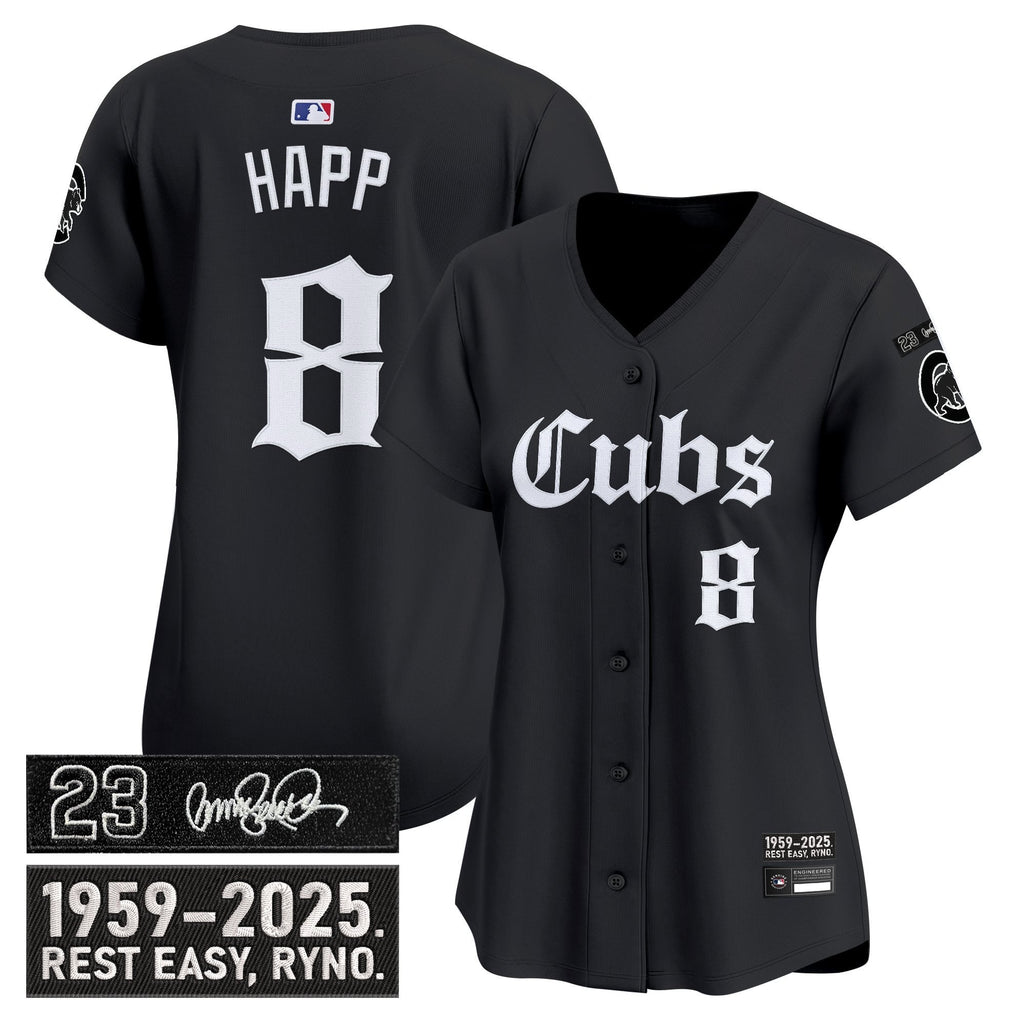 Women's CHC 'Ryne Sandberg Tribute' Vapor Premier Limited Jersey - Gothic Edition - All Stitched