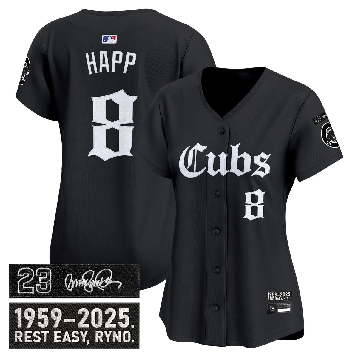 Women's CHC 'Ryne Sandberg Tribute' Vapor Premier Limited Jersey - Gothic Edition - All Stitched