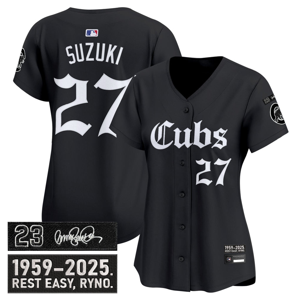 Women's CHC 'Ryne Sandberg Tribute' Vapor Premier Limited Jersey - Gothic Edition - All Stitched